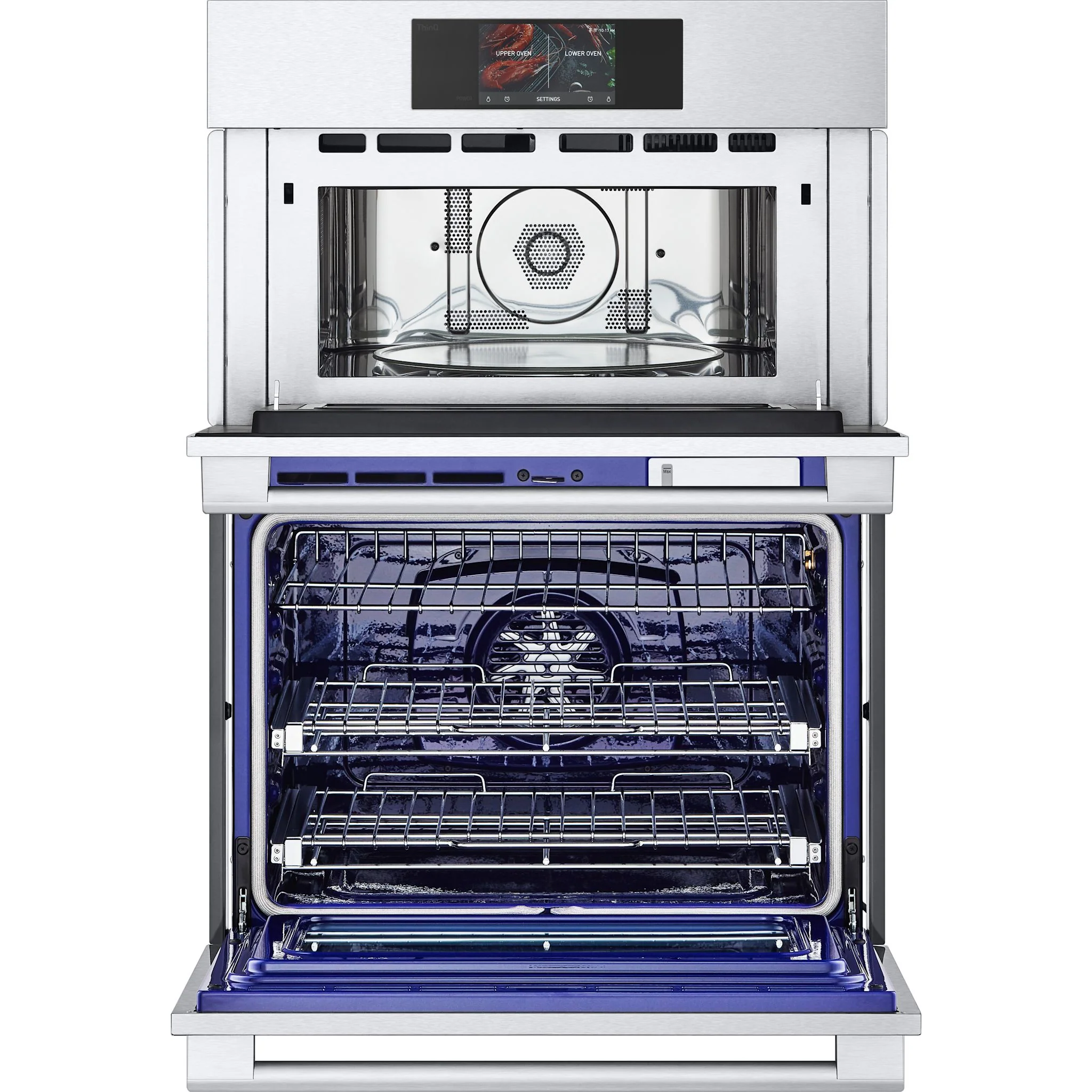 LG Studio 1.7/4.7 cu. ft. Combination Double Wall Oven with Air Fry - Stainless (WCES6428F) - Image 13