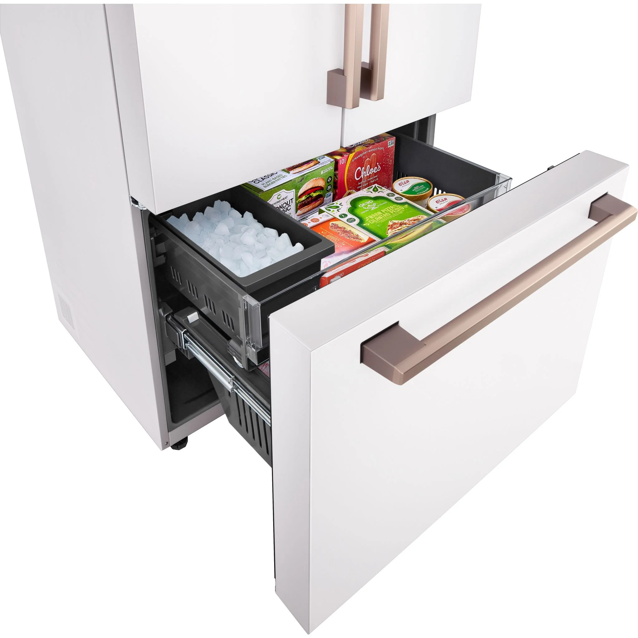LG Studio 27 cu. ft. French 3-Door Counter-Depth MAX™ Refrigerator with Internal Water Dispenser - Essence White (SRFB27W3) - Image 13