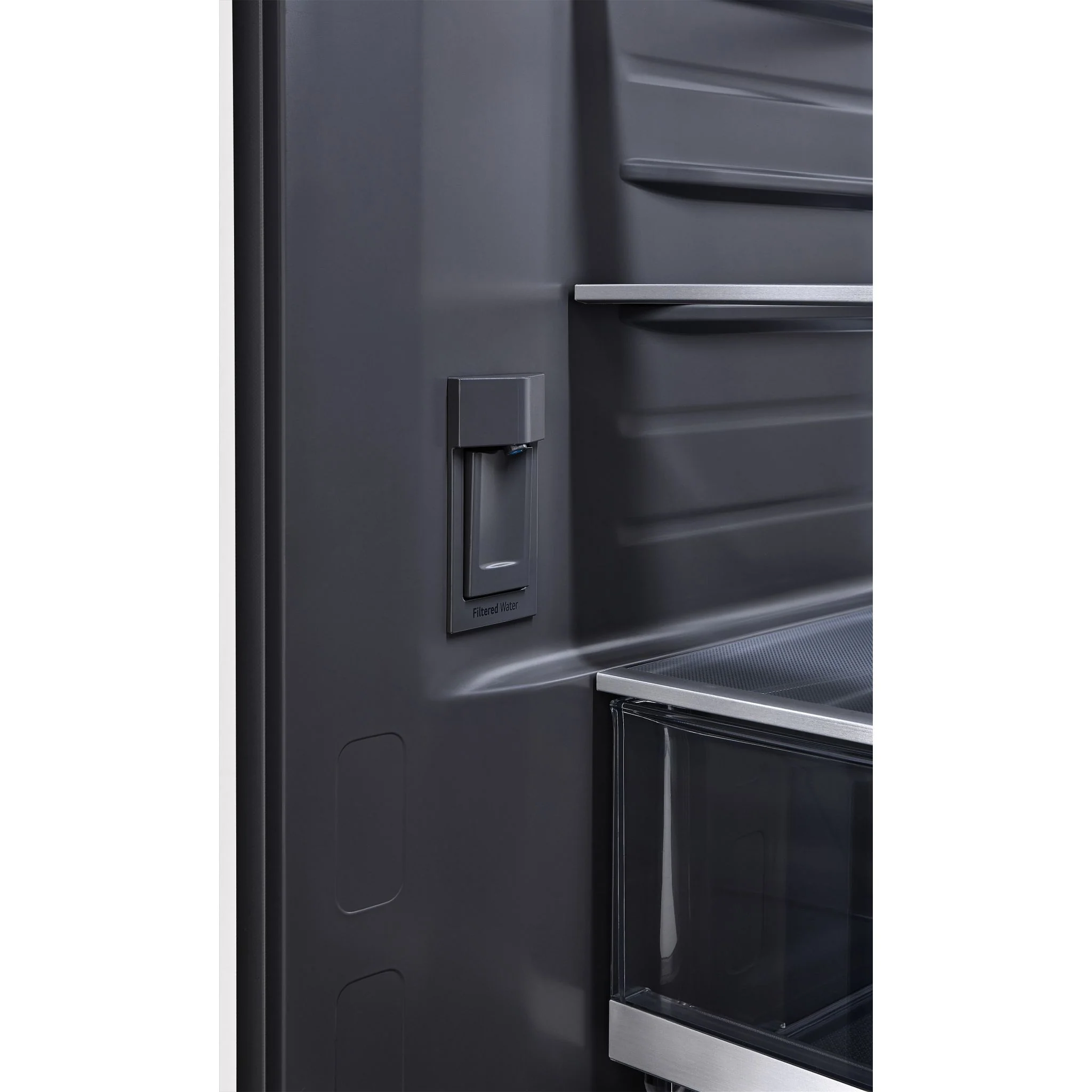 LG Studio 27 cu. ft. French 3-Door Counter-Depth MAX™ Refrigerator with Internal Water Dispenser - Essence White (SRFB27W3) - Image 14