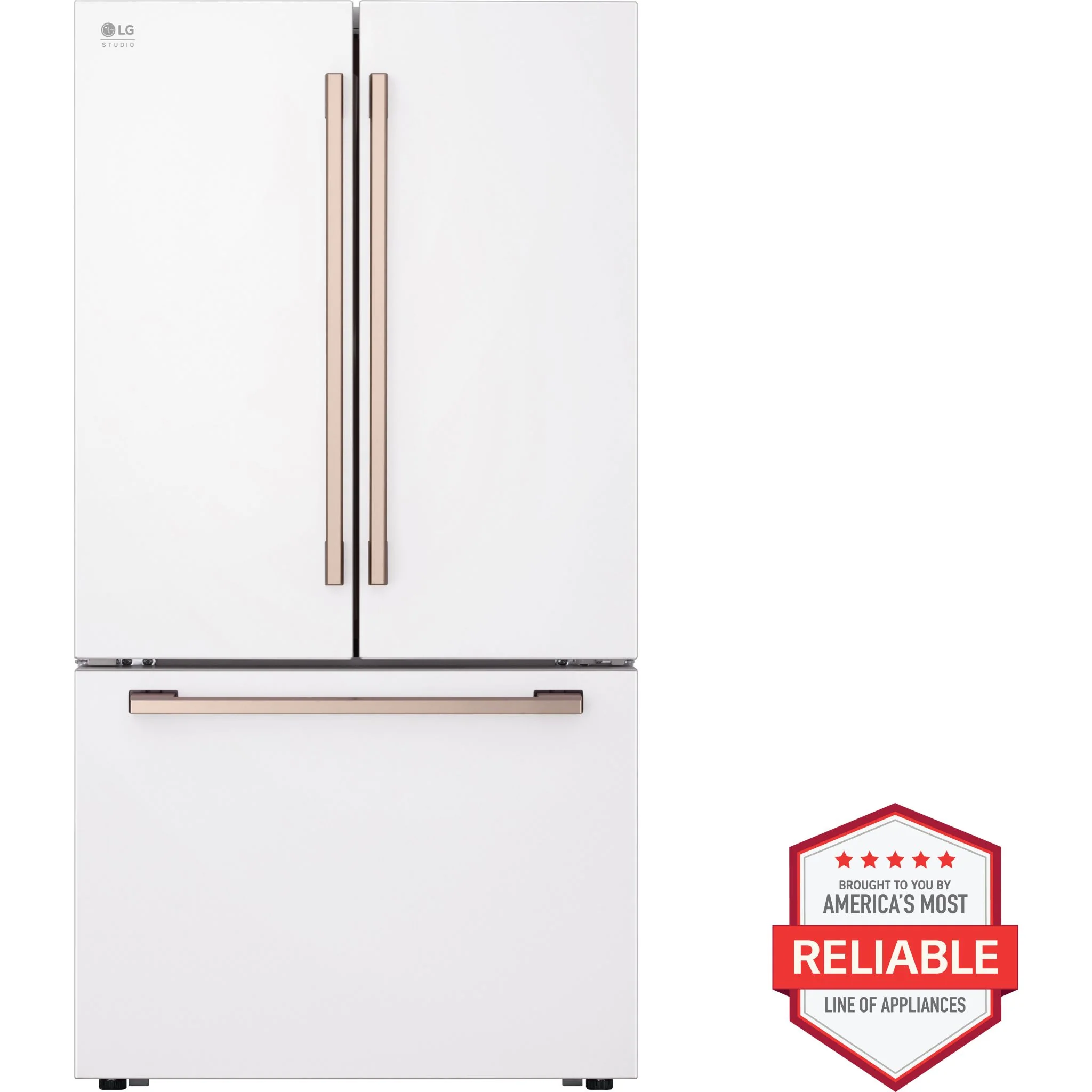 LG Studio 27 cu. ft. French 3-Door Counter-Depth MAX™ Refrigerator with Internal Water Dispenser - Essence White (SRFB27W3) - Image 18