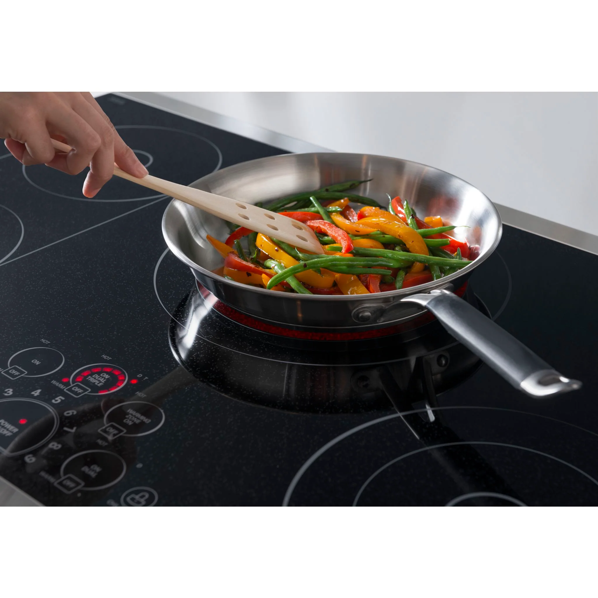 LG Studio 30” Electric Cooktop - Stainless (LSCE305ST) - Image 3