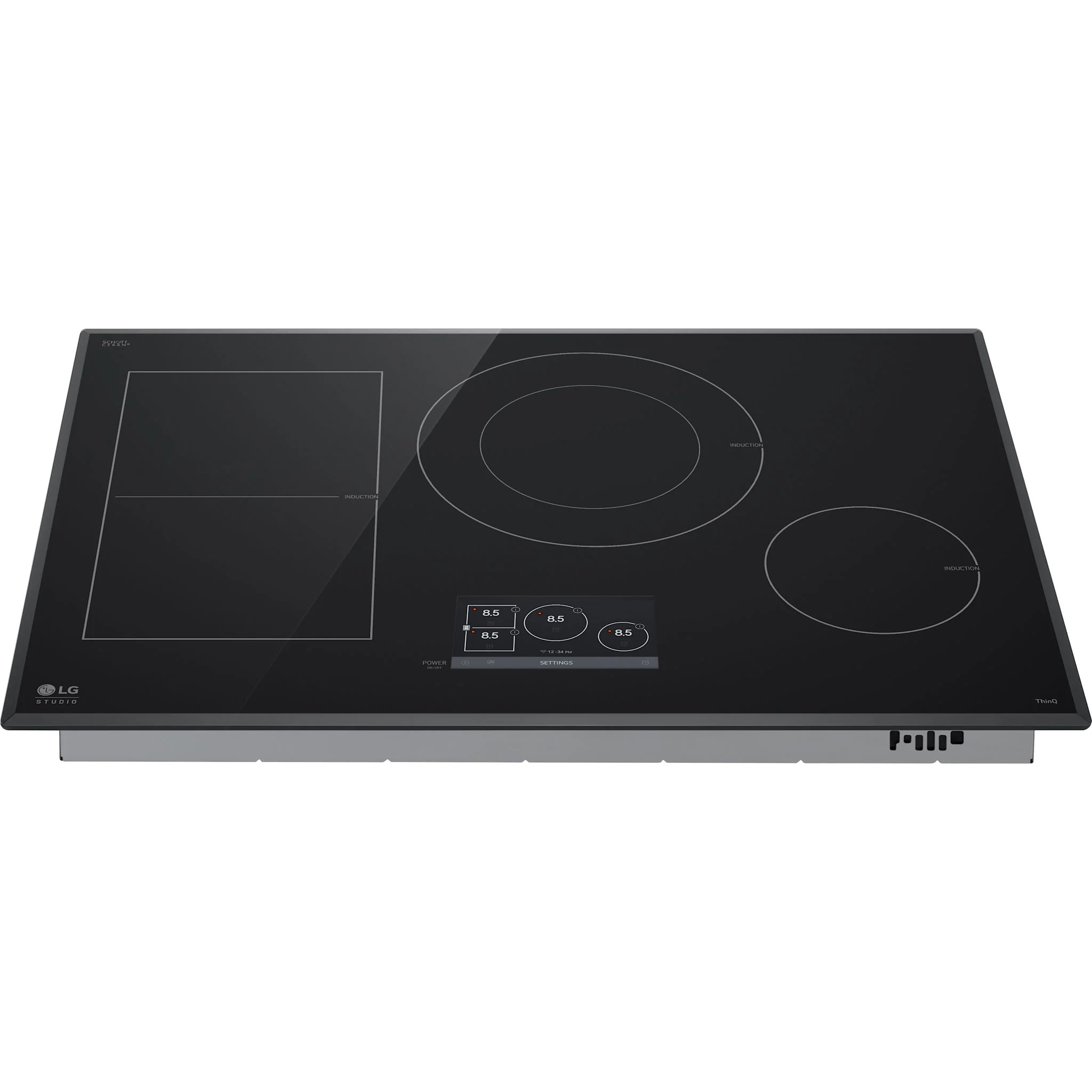 LG Studio 30” Smart Induction Cooktop with UltraHeat™ 5.0kW Element - Black (CBIS3018BE) - Image 3