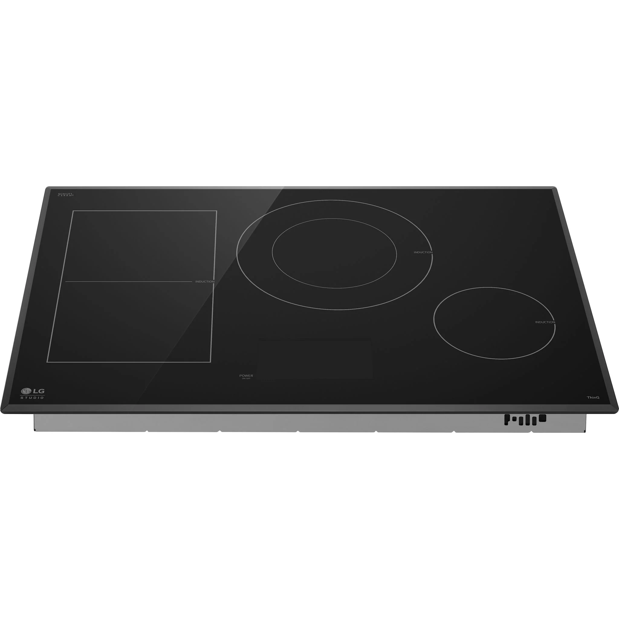 LG Studio 30” Smart Induction Cooktop with UltraHeat™ 5.0kW Element - Black (CBIS3018BE) - Image 4