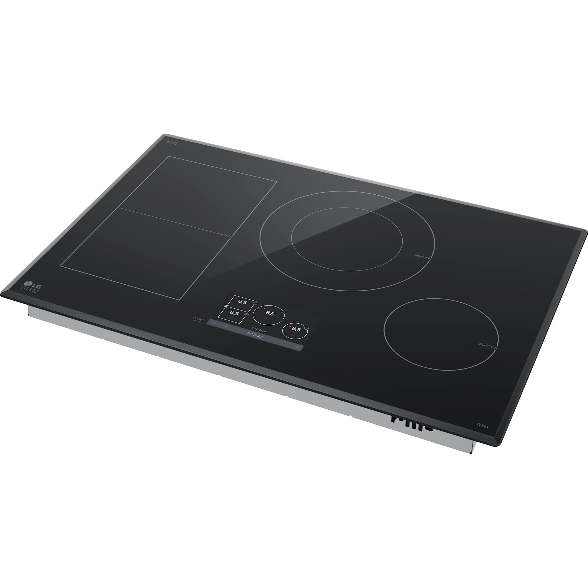 LG Studio 30” Smart Induction Cooktop with UltraHeat™ 5.0kW Element - Black (CBIS3018BE) - Image 5