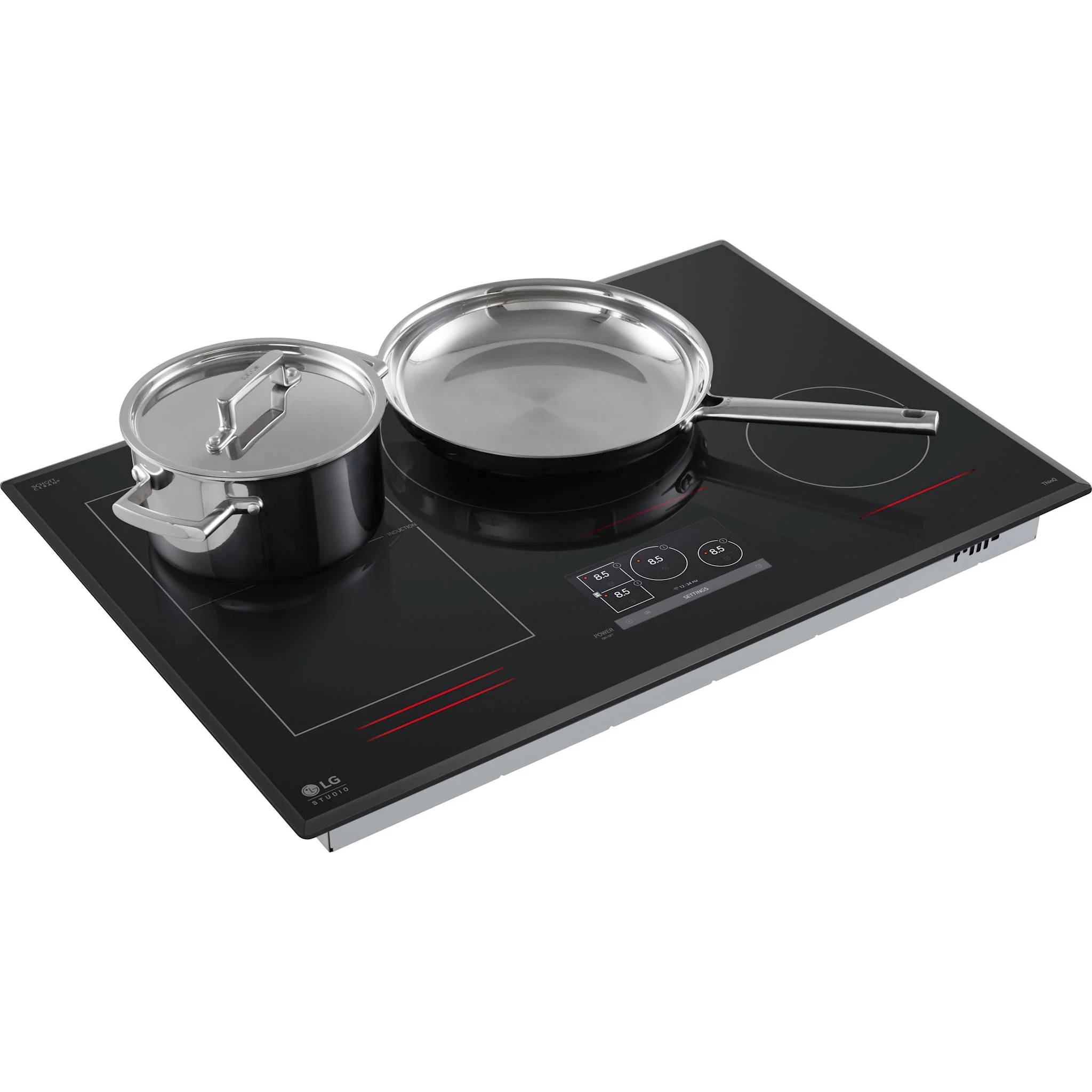 LG Studio 30” Smart Induction Cooktop with UltraHeat™ 5.0kW Element - Black (CBIS3018BE) - Image 7