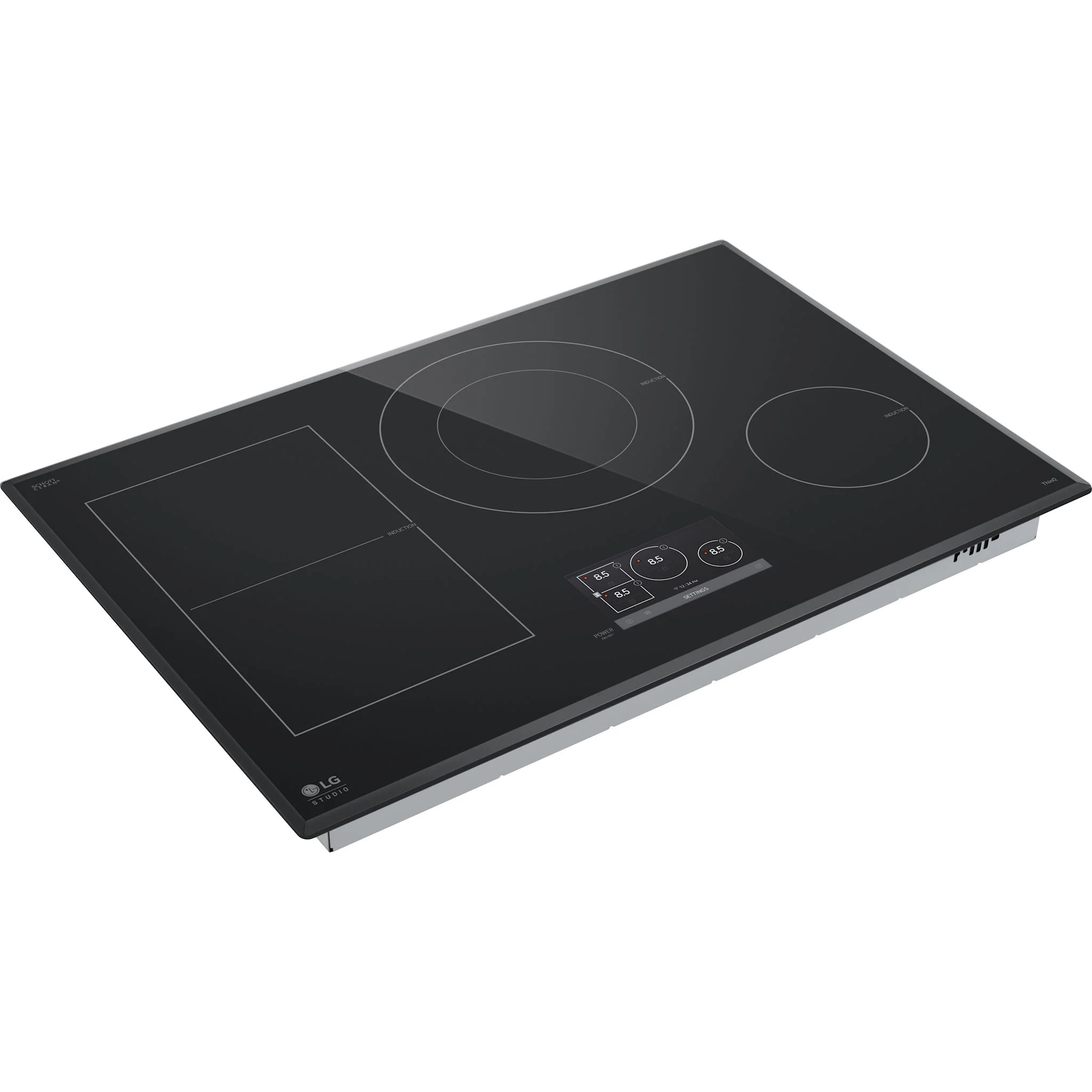 LG Studio 30” Smart Induction Cooktop with UltraHeat™ 5.0kW Element - Black (CBIS3018BE) - Image 8