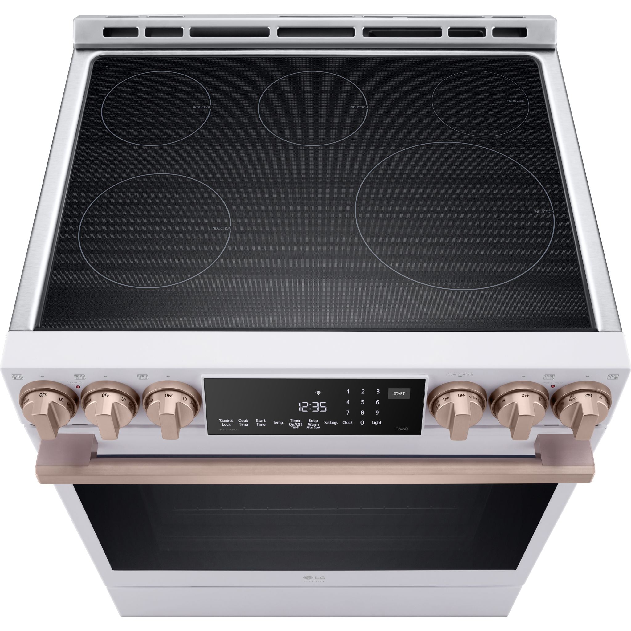 LG Studio 6.3 cu. ft. Induction Slide-in Range - Stainless Steel - Essence White (LSIS6338NE) - Image 15
