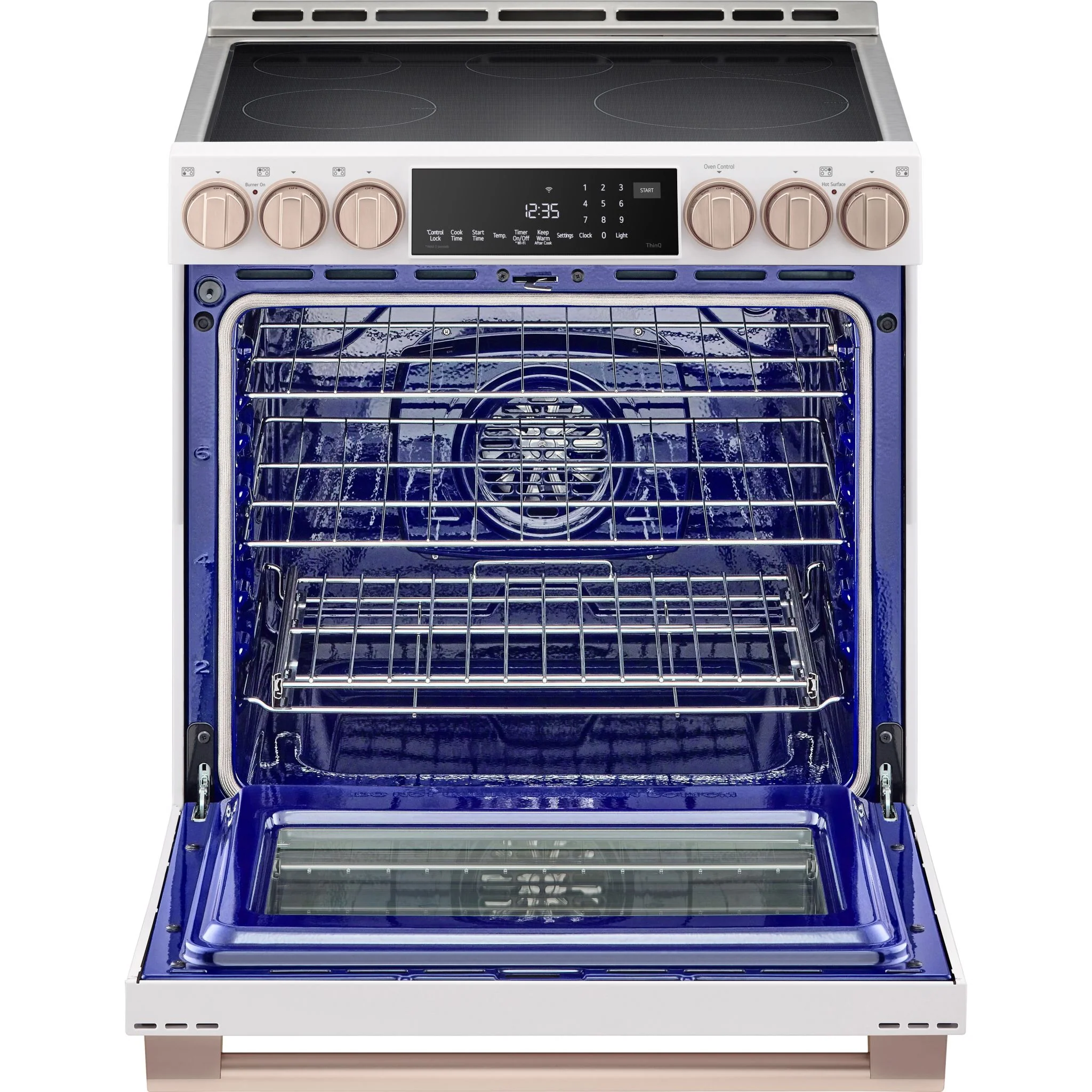 LG Studio 6.3 cu. ft. Induction Slide-in Range - Stainless Steel - Essence White (LSIS6338NE) - Image 3
