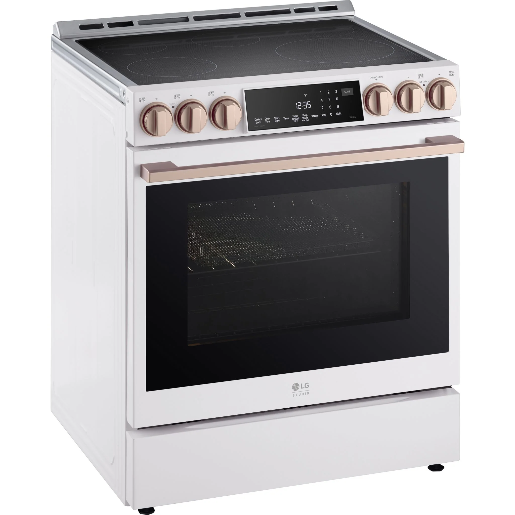 LG Studio 6.3 cu. ft. Induction Slide-in Range - Stainless Steel - Essence White (LSIS6338NE) - Image 7