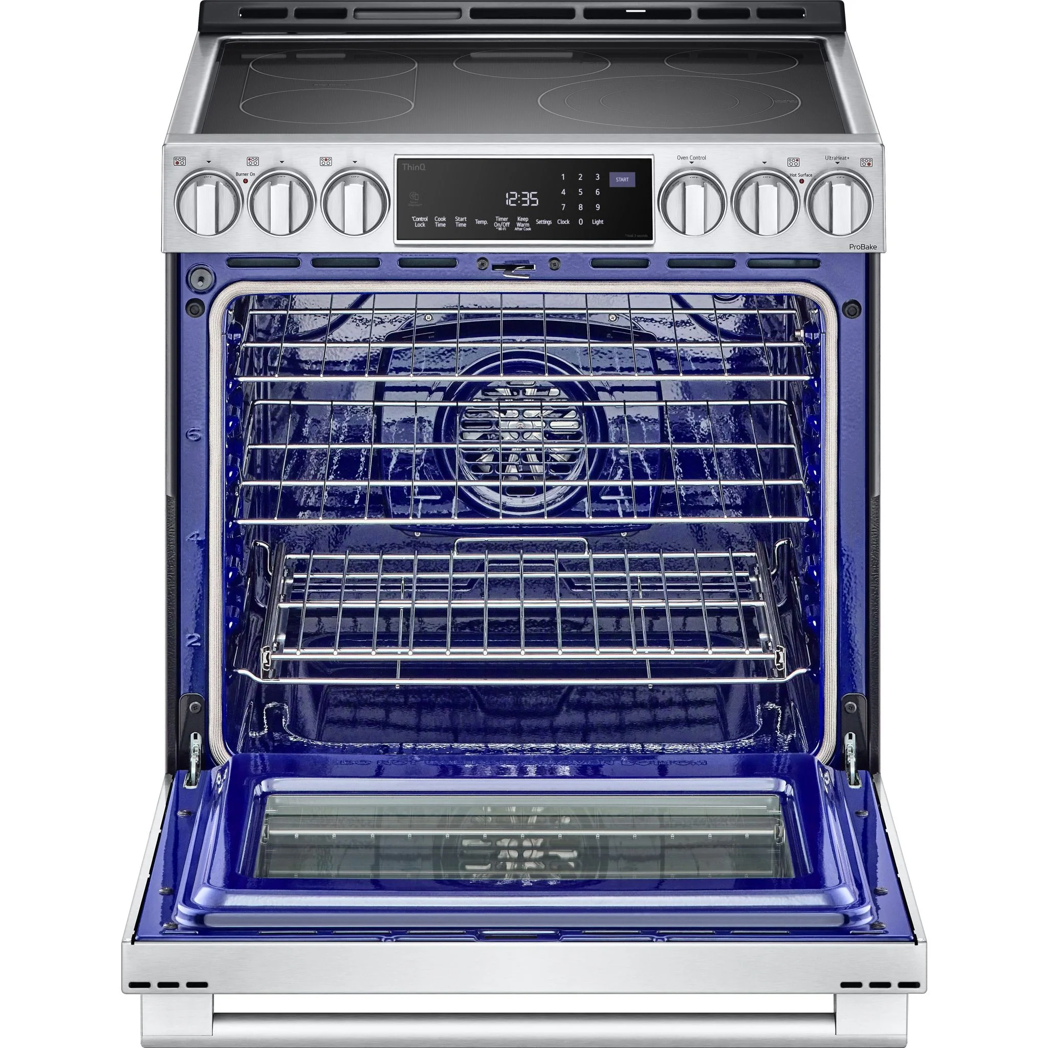 LG Studio 6.3 cu. ft. InstaView® Electric Slide-in Range with ProBake Convection® and Air Fry - Stainless (LSES6338F) - Image 11