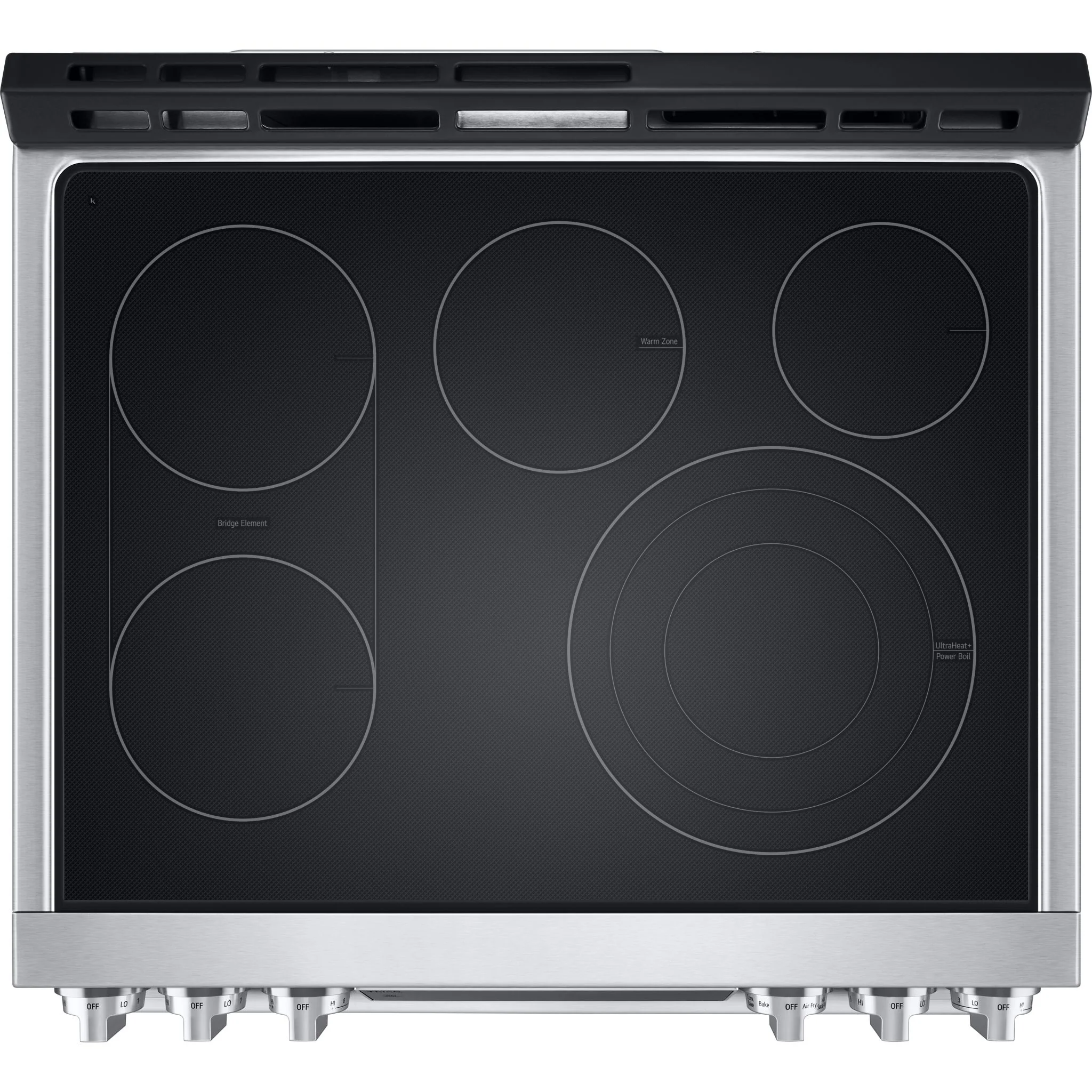 LG Studio 6.3 cu. ft. InstaView® Electric Slide-in Range with ProBake Convection® and Air Fry - Stainless (LSES6338F) - Image 6