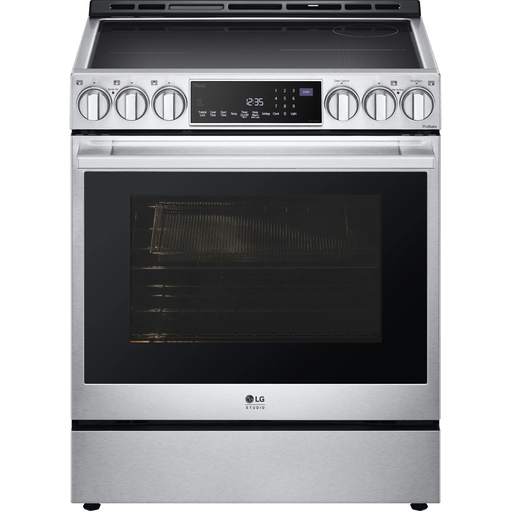 LG Studio 6.3 cu. ft. InstaView® Induction Slide-in Range with Air Fry and Air Sous Vide - Stainless (LSIS6338F) - Image 2