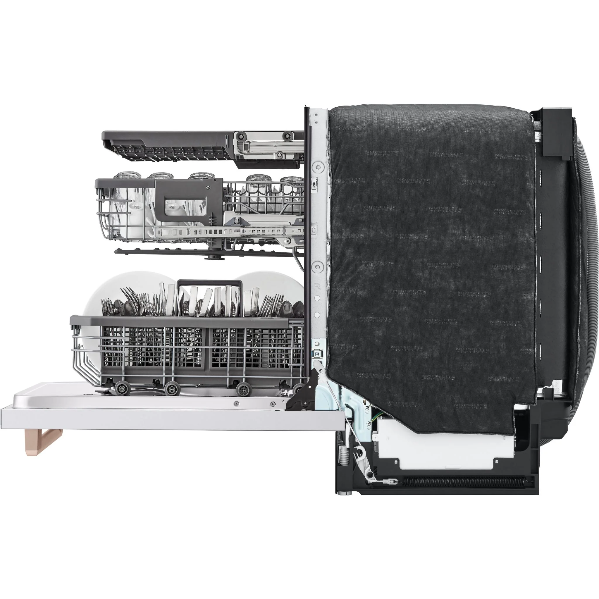 LG Studio Smart Top Control Dishwasher with 1-Hour Wash & Dry, QuadWash® Pro, TrueSteam® and Dynamic Heat Dry - Essence White (SDWB24W3) - Image 10