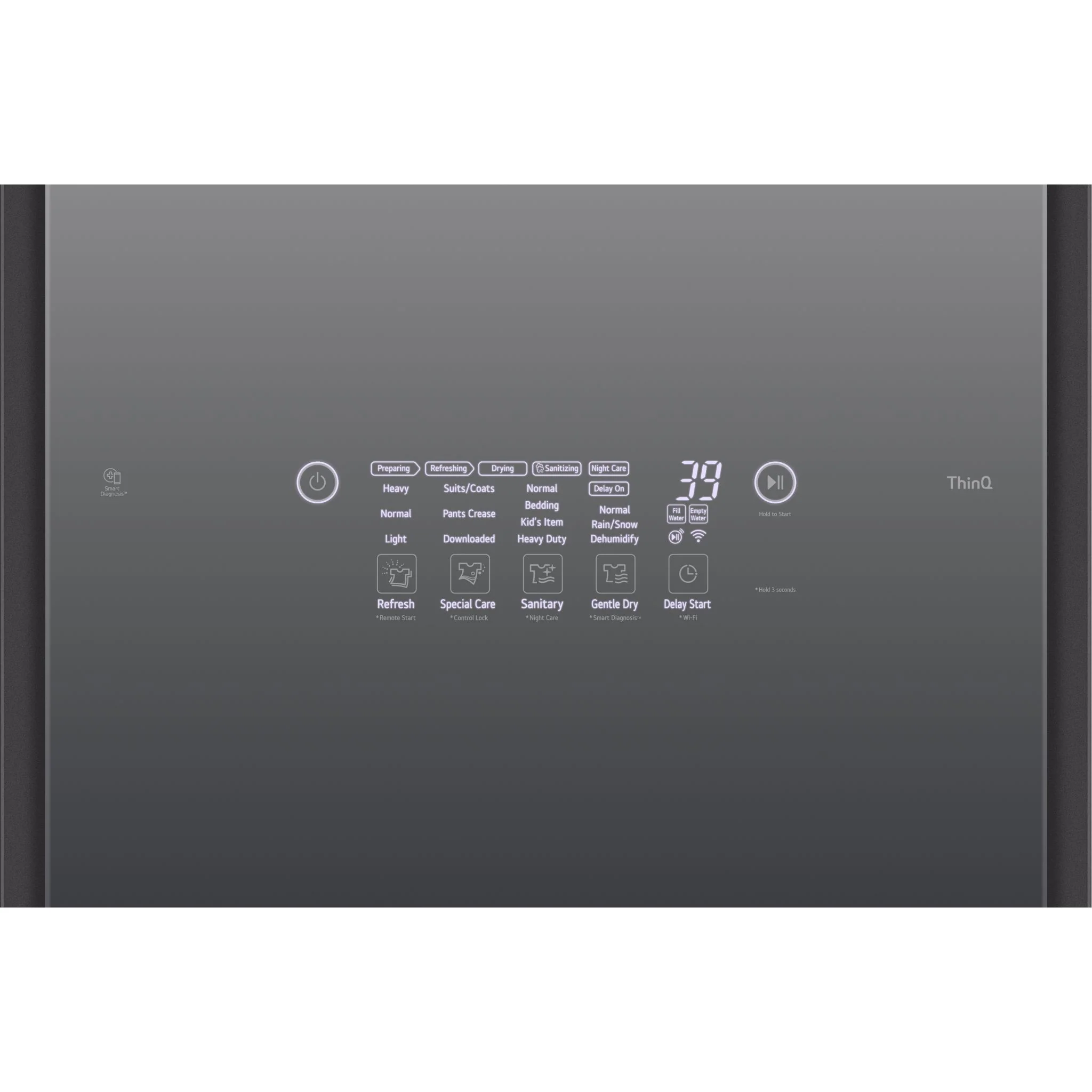 LG Studio Styler - Smart Wi-Fi Enabled Steam Clothing Care System - MIRROR (S5MSB) - Image 8