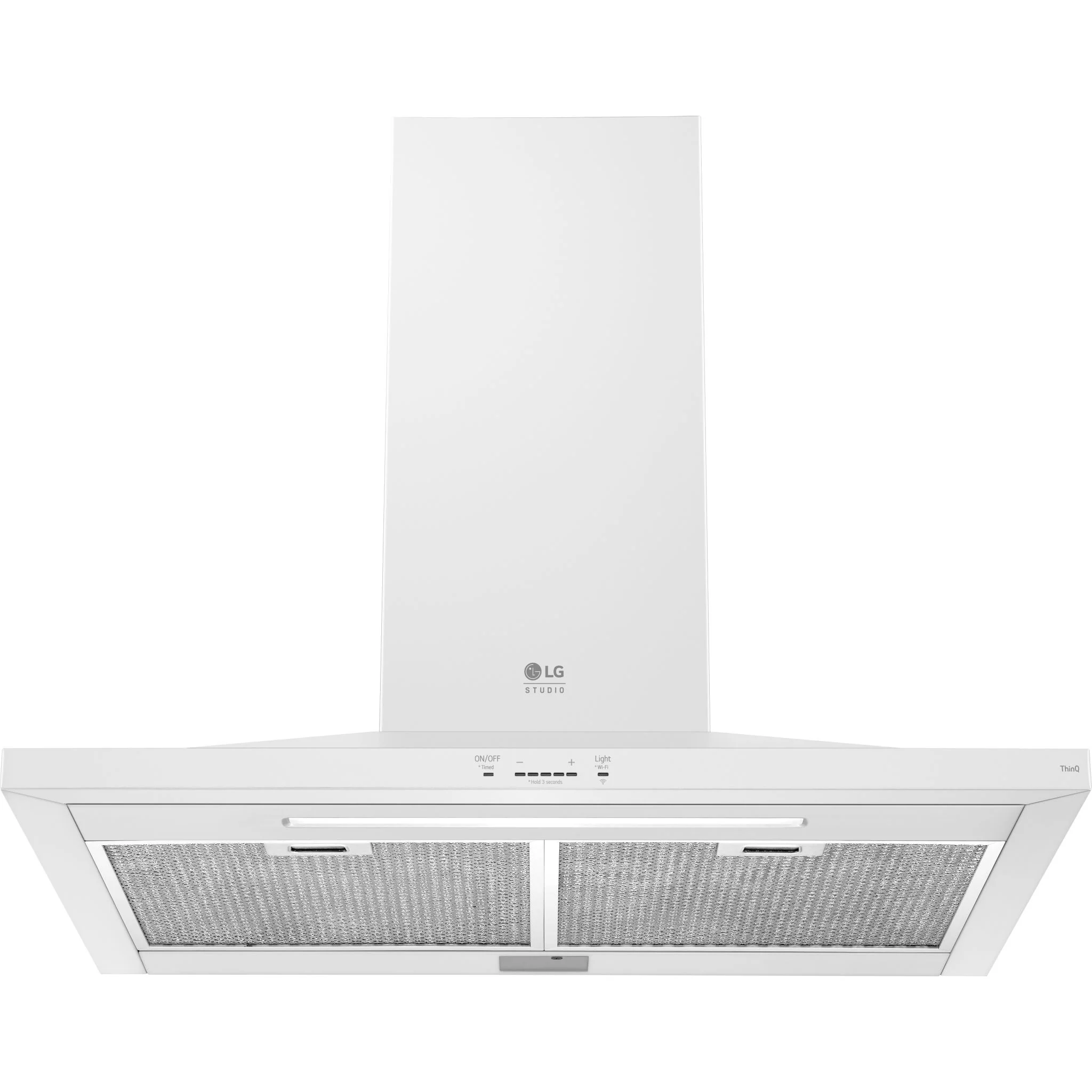 LG Studio Wall Mount Range Chimney Hood - Essence White - Essence White (LSHD3080N) - Image 4