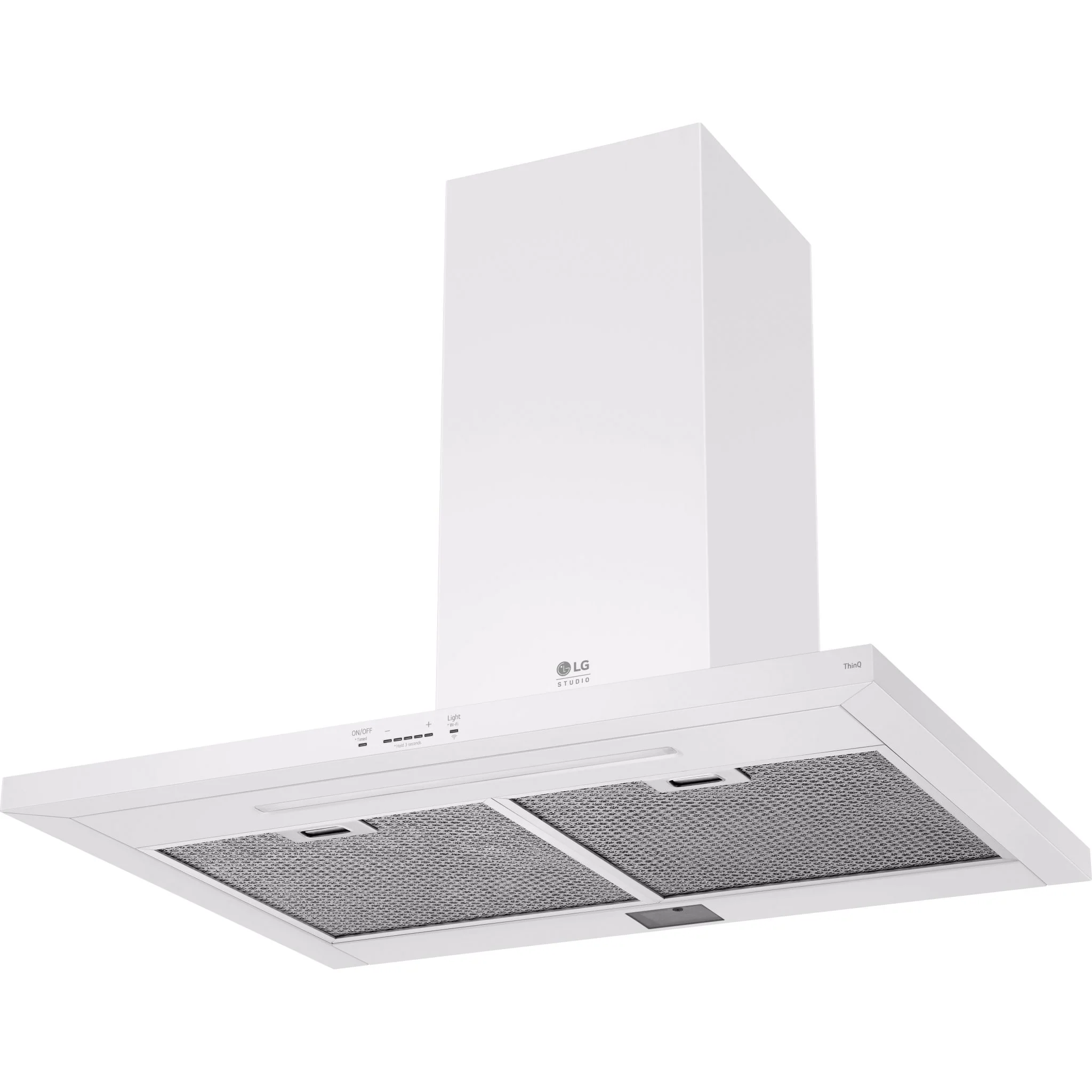 LG Studio Wall Mount Range Chimney Hood - Essence White - Essence White (LSHD3080N) - Image 6