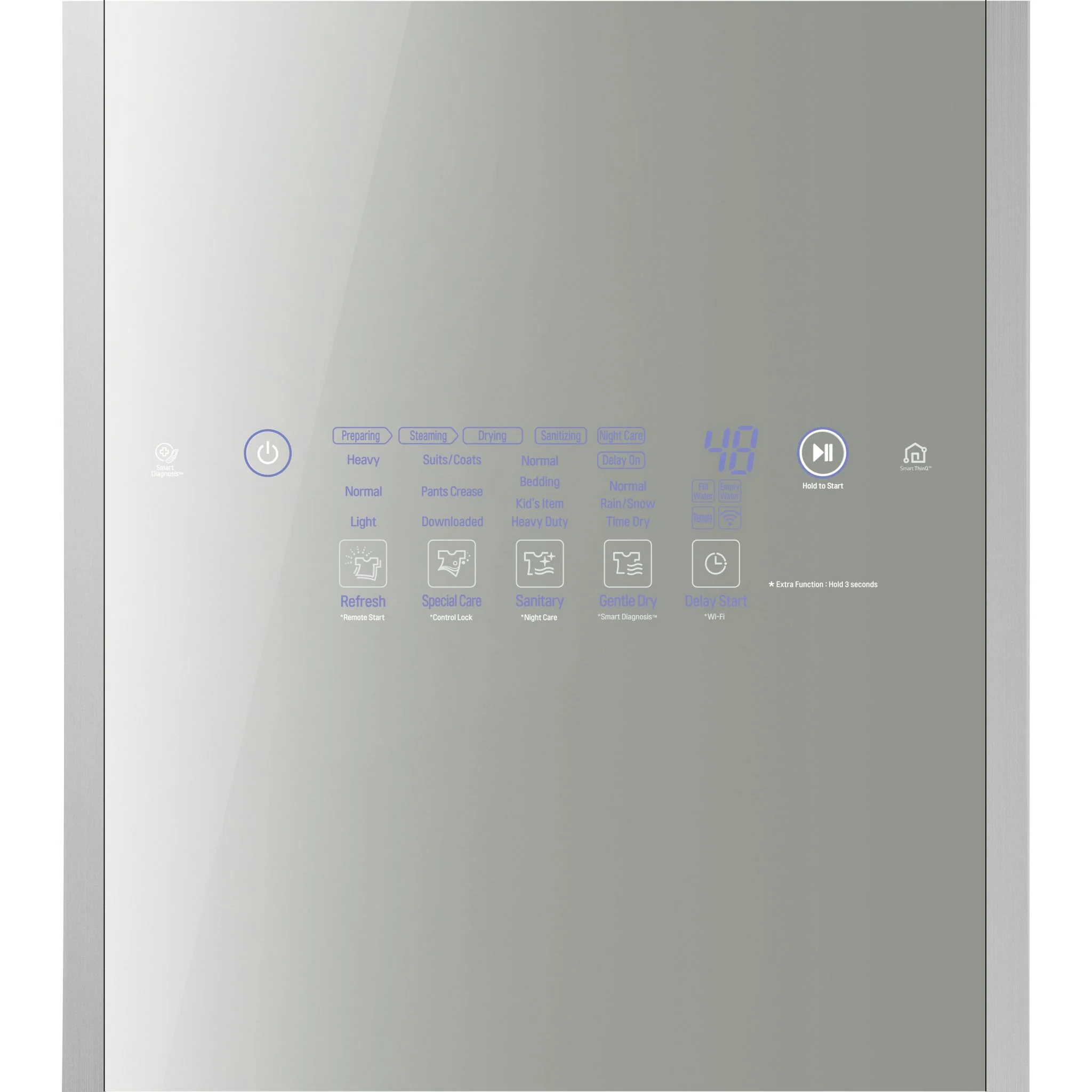 LG  Styler® Steam Closet - Mirror (S3MFBN) - Image 4