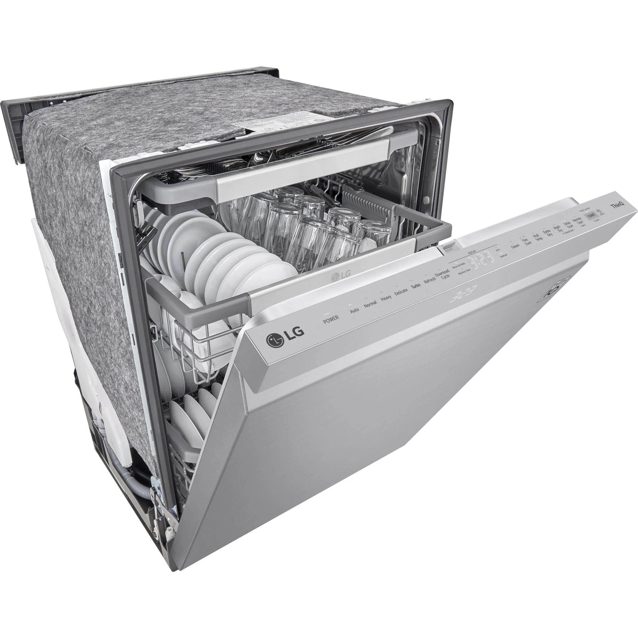 LG Top Control Wi-Fi Enabled Dishwasher
with QuadWash™ Pro - PrintProof™ Stainless Steel(LDPS6762S) - Image 2
