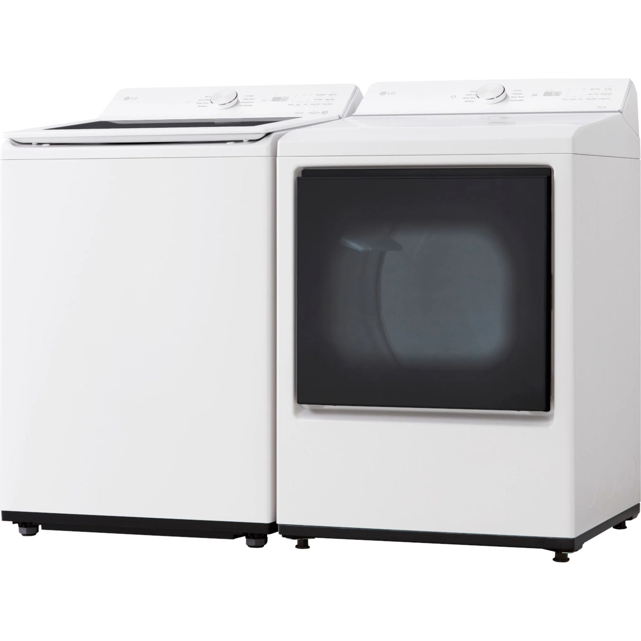 LG Top Load Pair (WT8200CW-DLE8200W) - White - Image 3