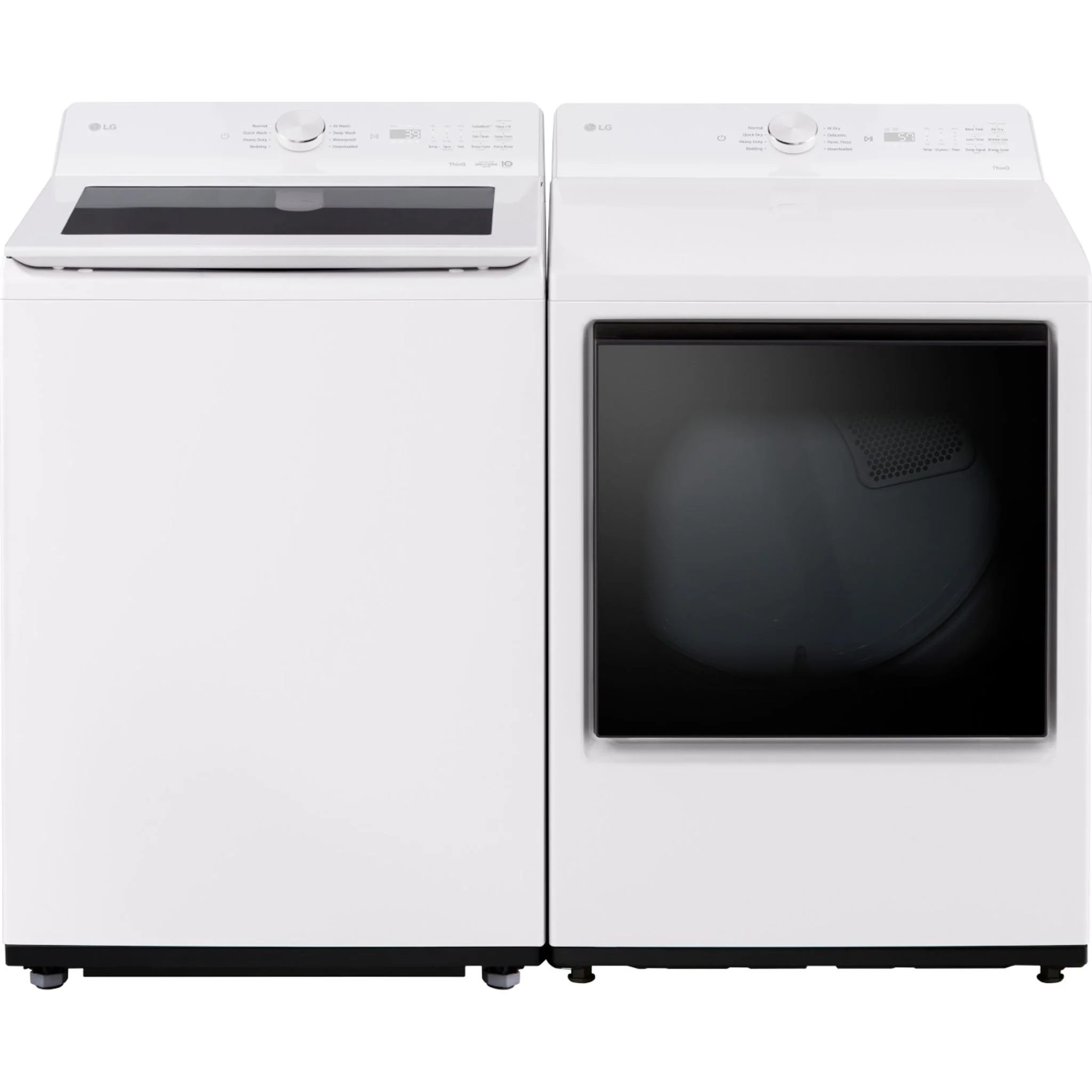 LG Top Load Pair (WT8200CW-DLE8200W) - White - Image 4