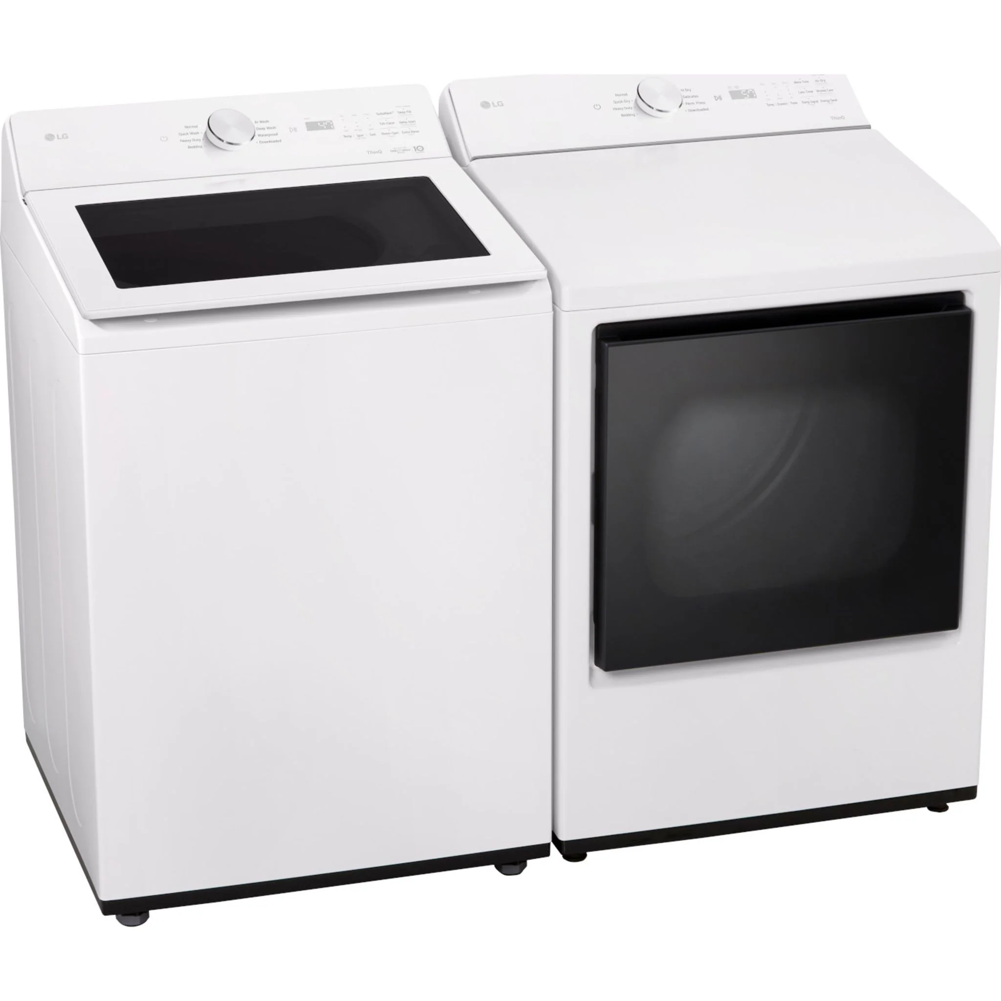 LG Top Load Pair (WT8205CW-DLE8200W) - White - Image 2