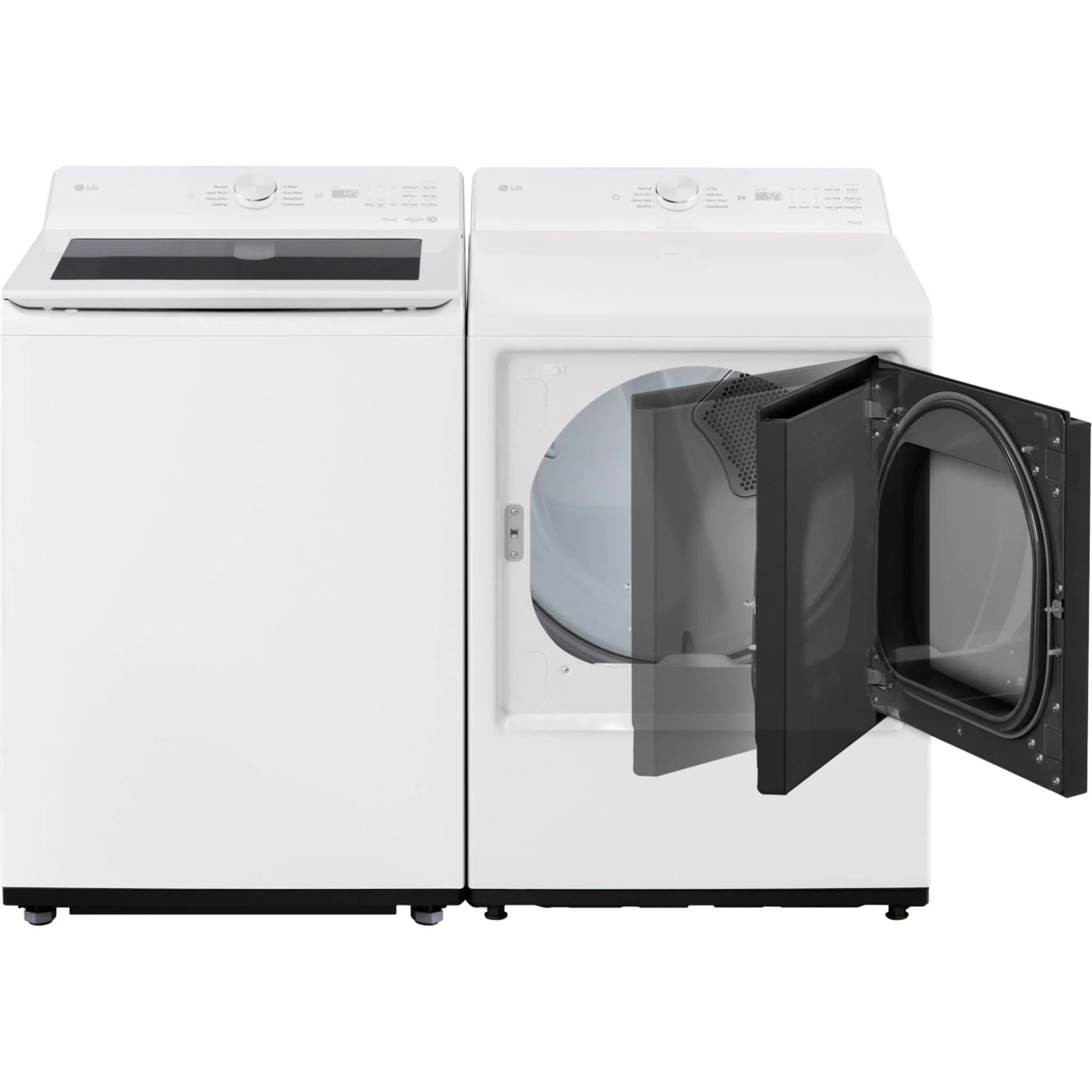 LG Top Load Pair (WT8205CW-DLE8200W) - White - Image 3