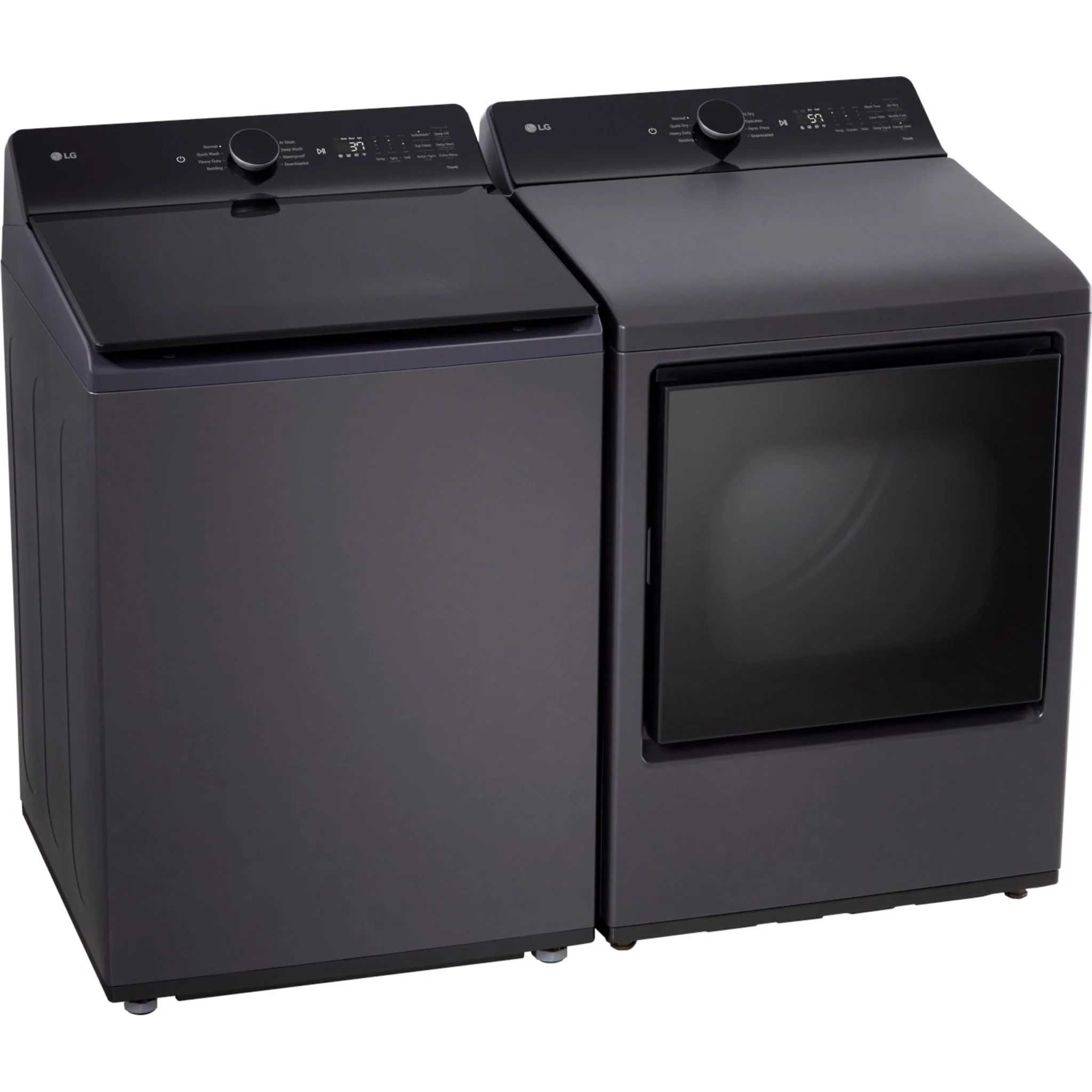 LG Top Load Pair (WT8405CB-DLE8400BE) - Black - Image 3