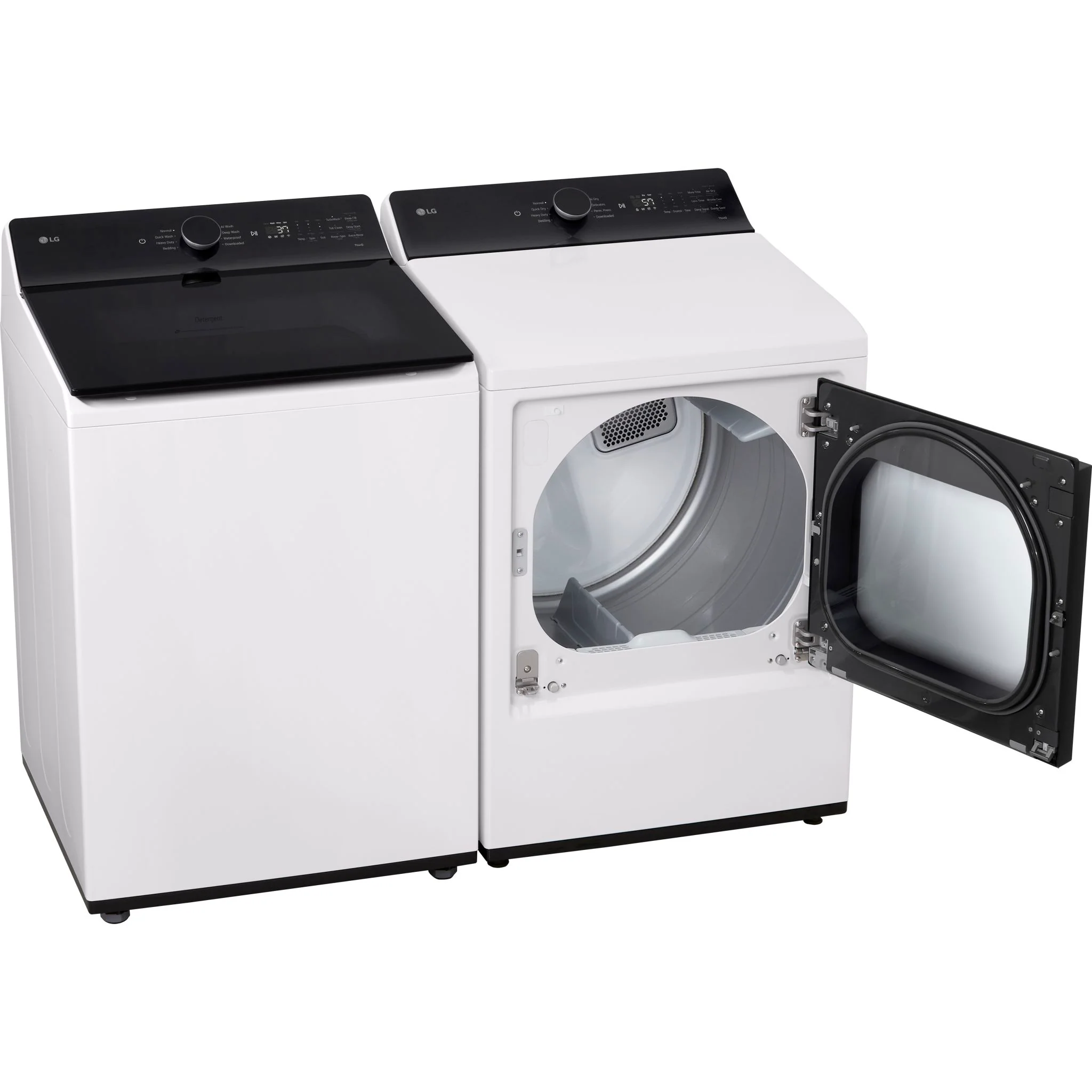 LG Top Load Pair (WT8405CW-DLE8400WE) - White - Image 3