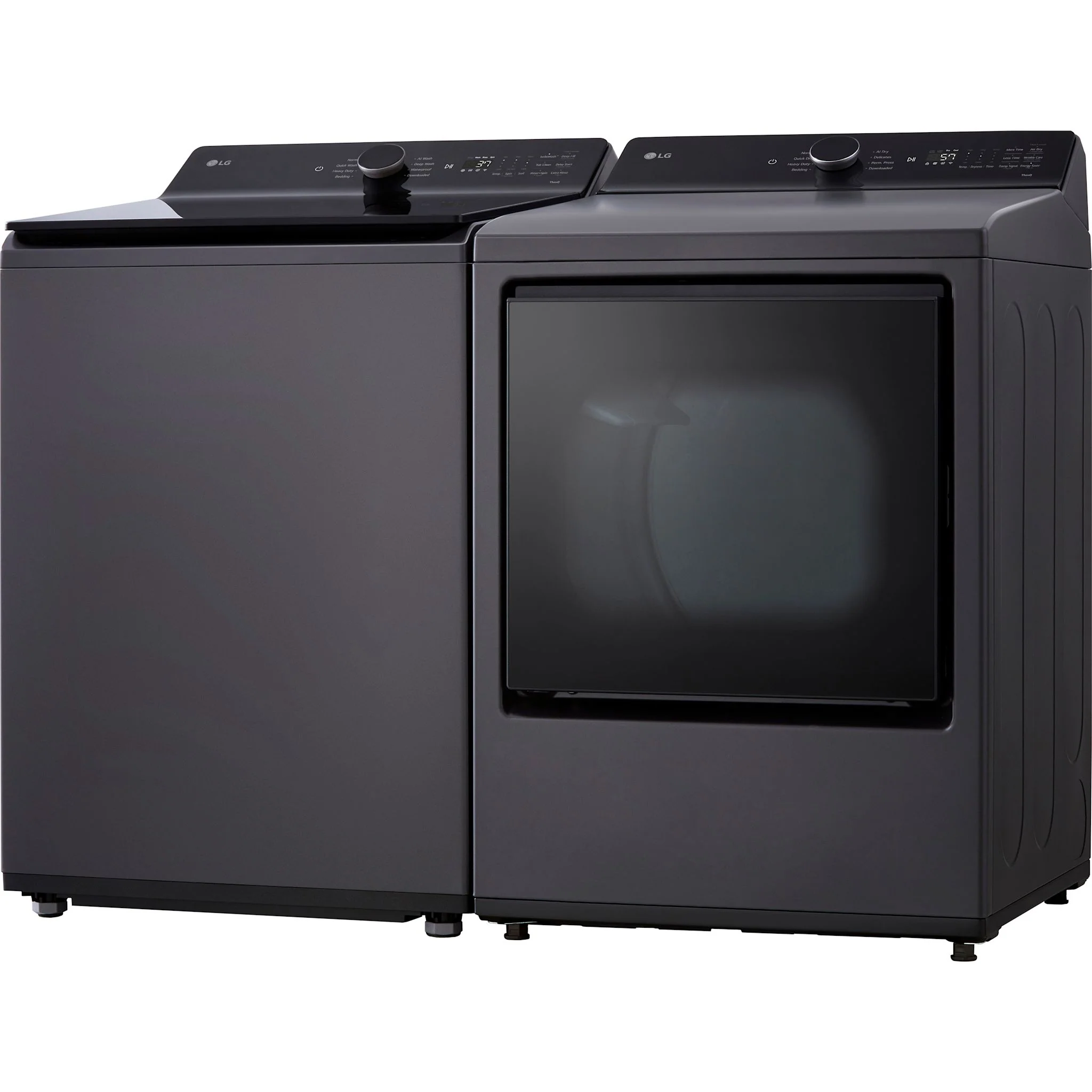 LG Top Load Pair (WT8600CB-DLEX8600BE) - Matte Black - Image 3