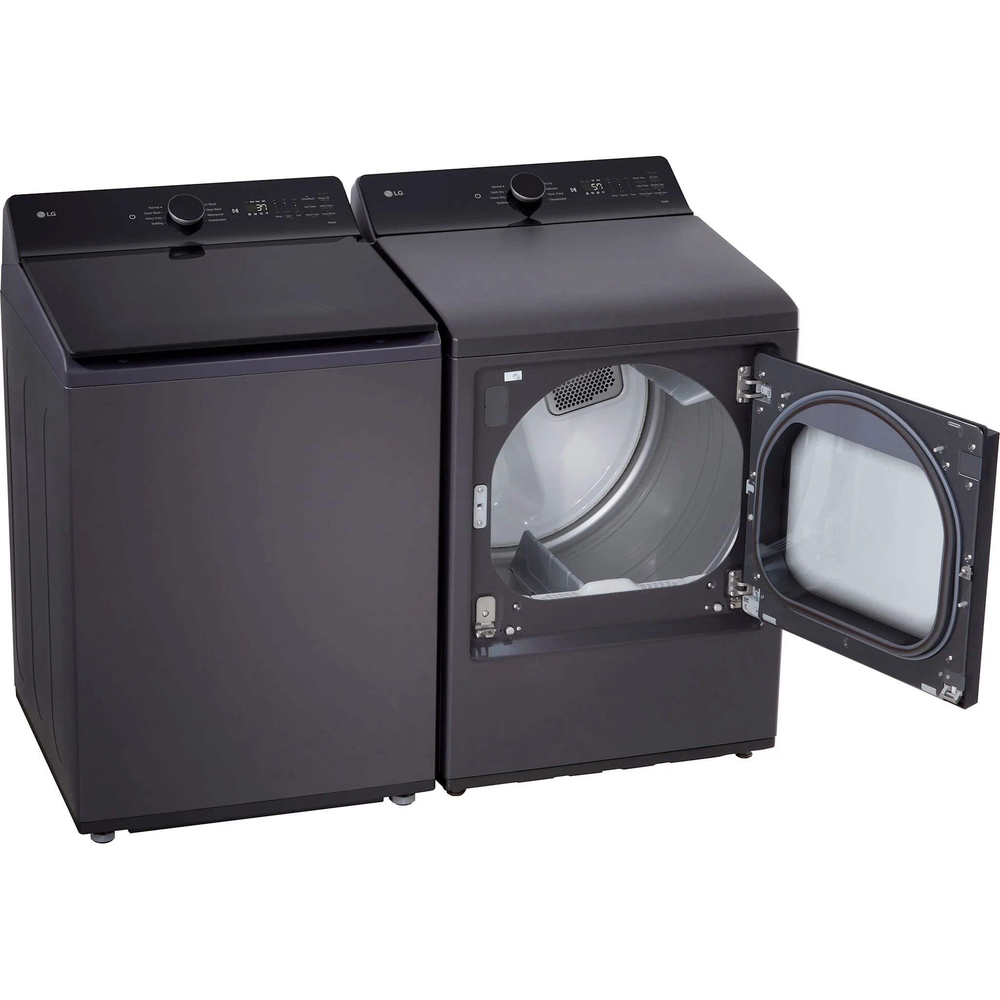 LG Top Load Pair (WT8600CB-DLEX8600BE) - Matte Black - Image 4