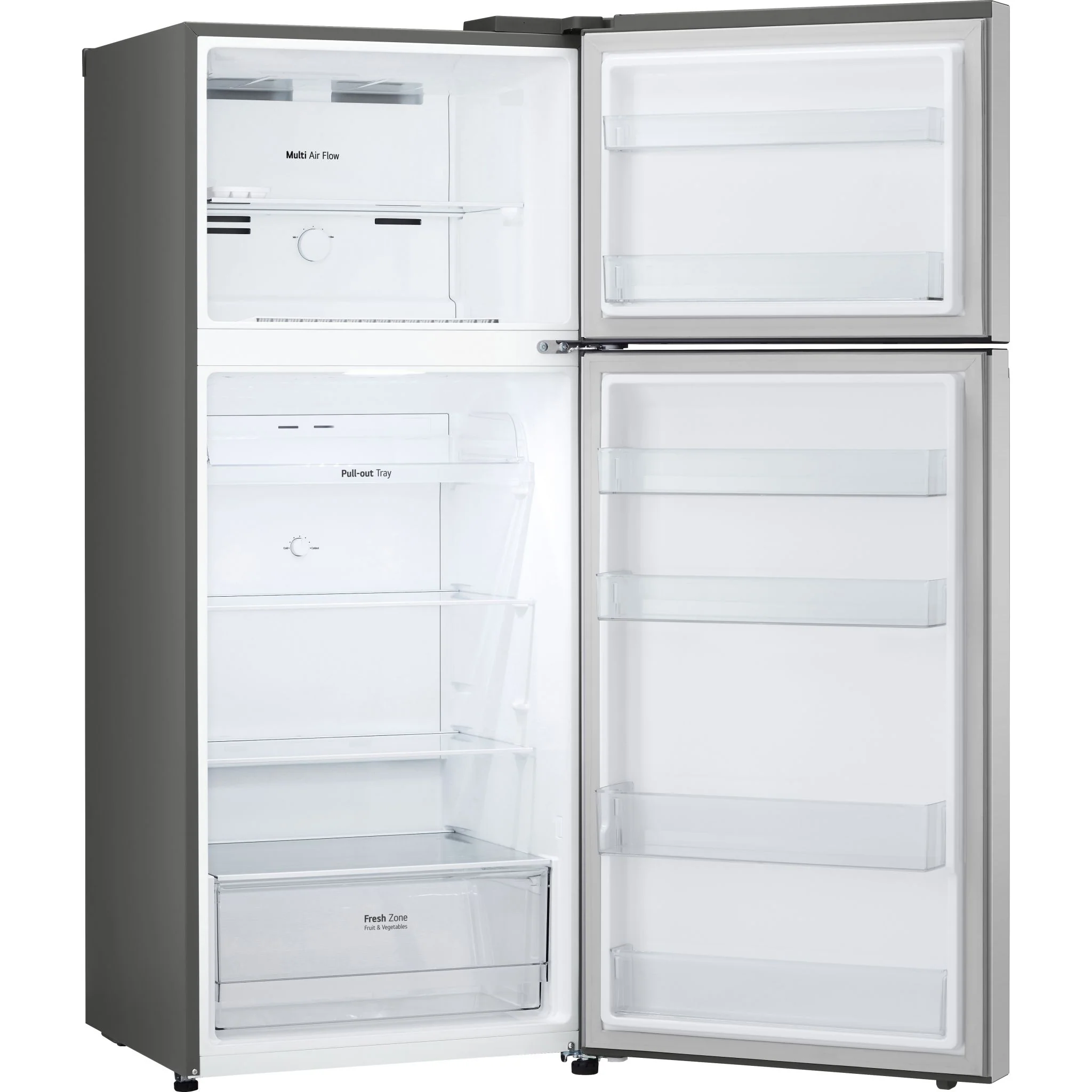 LG Top Mount Fridge (LT13C2000V) - Platinum Silver - Image 6