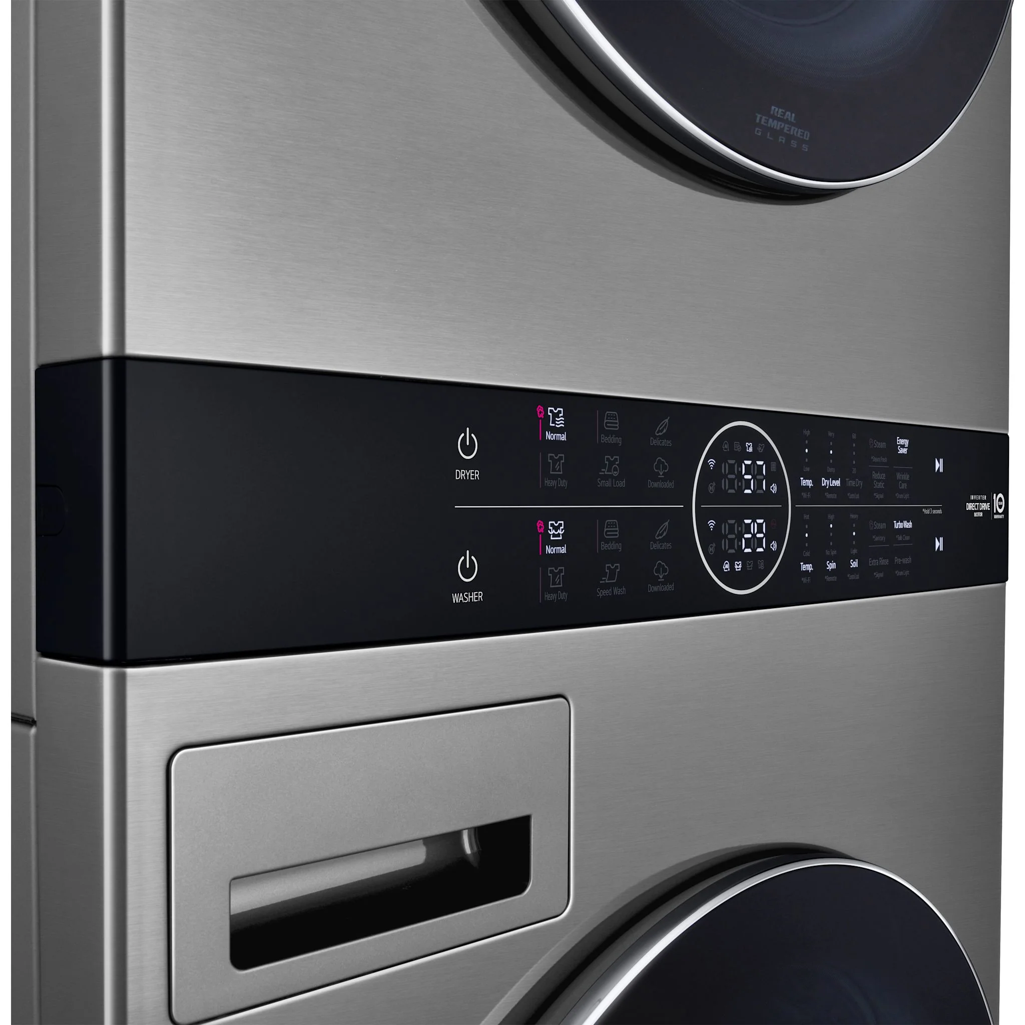LG WashTower® with Centre Control™ 5.2 cu. ft. Washer and 7.4 cu. ft. Electric Dryer -  Silver (WKEX200HVA.ASSEECI) - Image 22