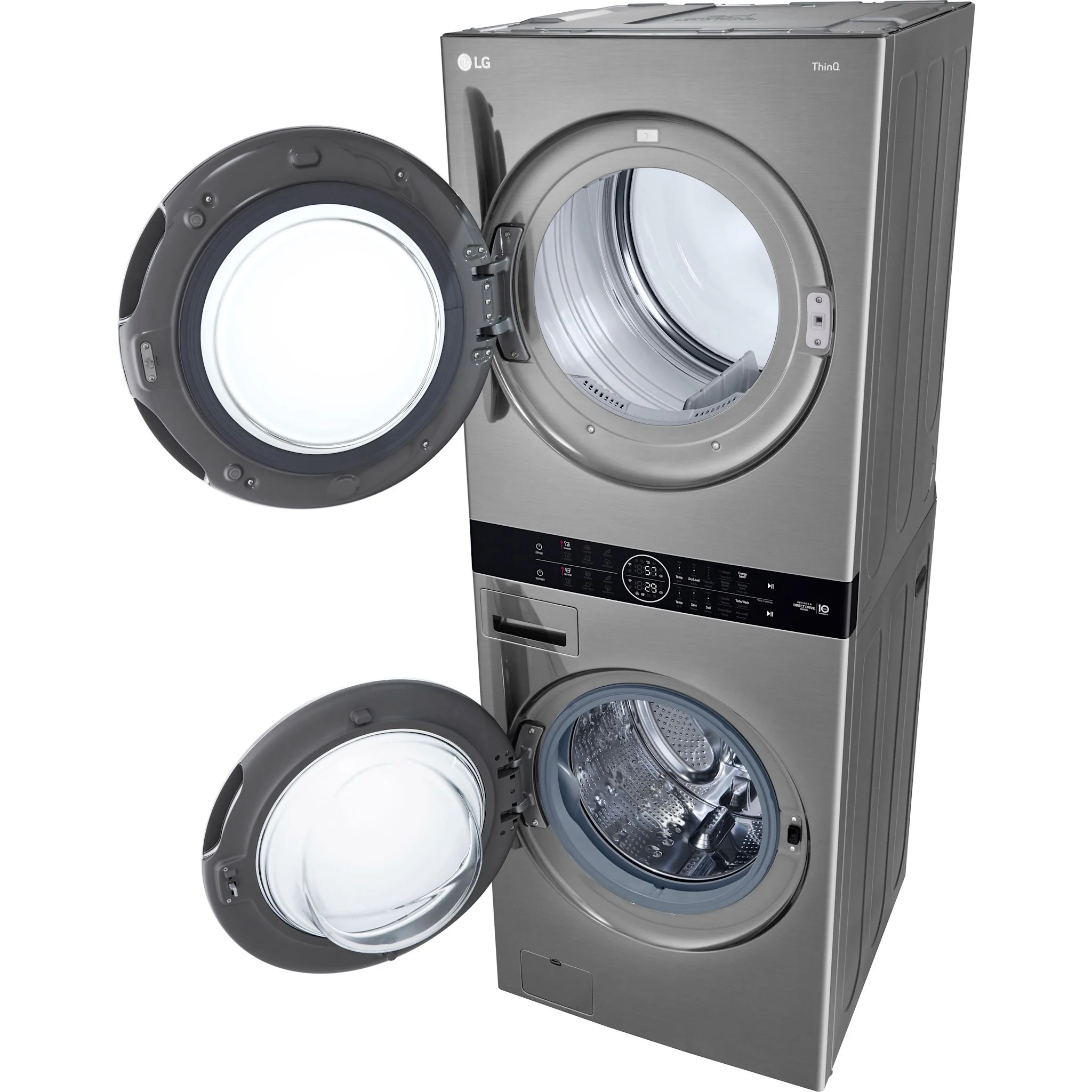 LG WashTower® with Centre Control™ 5.2 cu. ft. Washer and 7.4 cu. ft. Electric Dryer -  Silver (WKEX200HVA.ASSEECI) - Image 25
