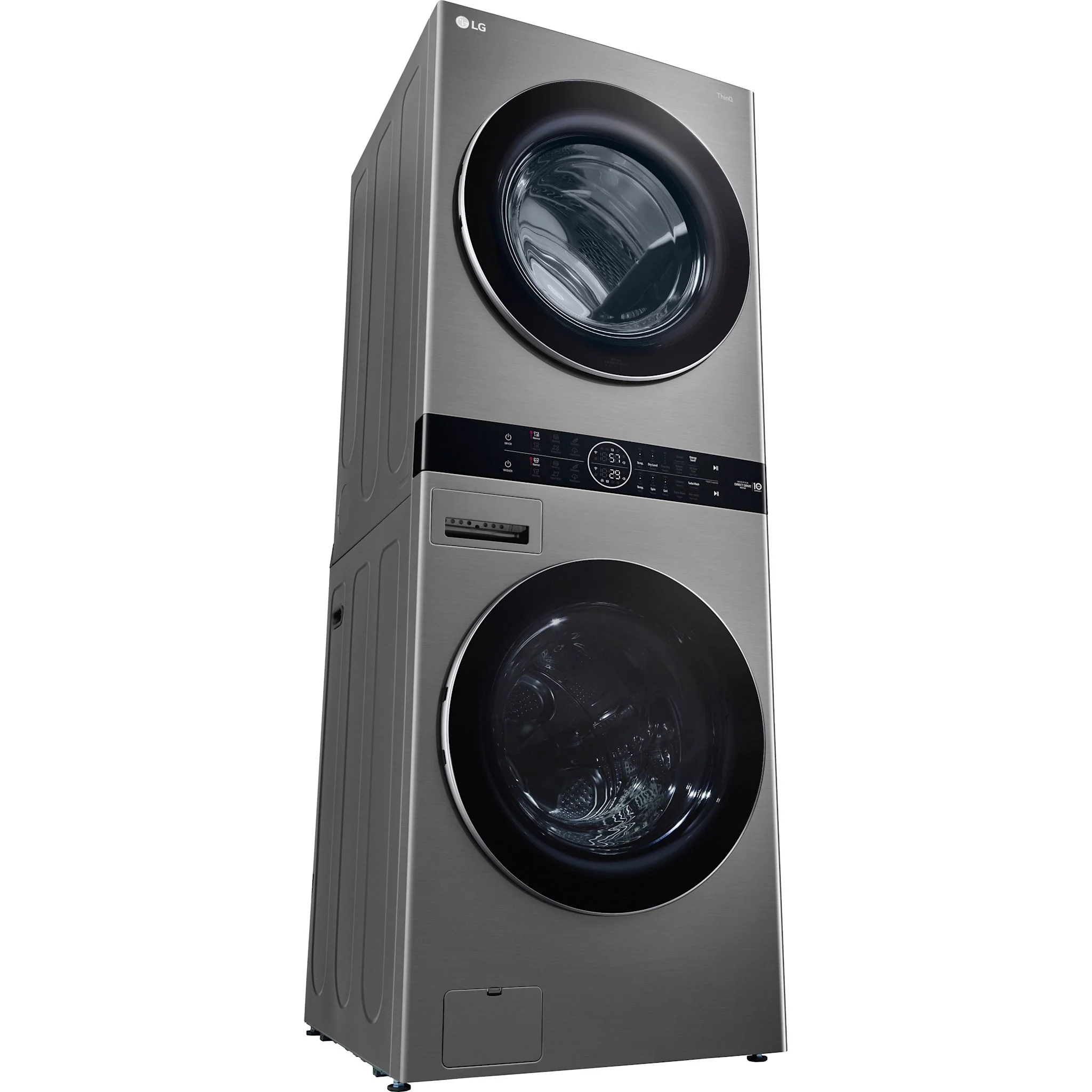 LG WashTower® with Centre Control™ 5.2 cu. ft. Washer and 7.4 cu. ft. Electric Dryer -  Silver (WKEX200HVA.ASSEECI) - Image 4