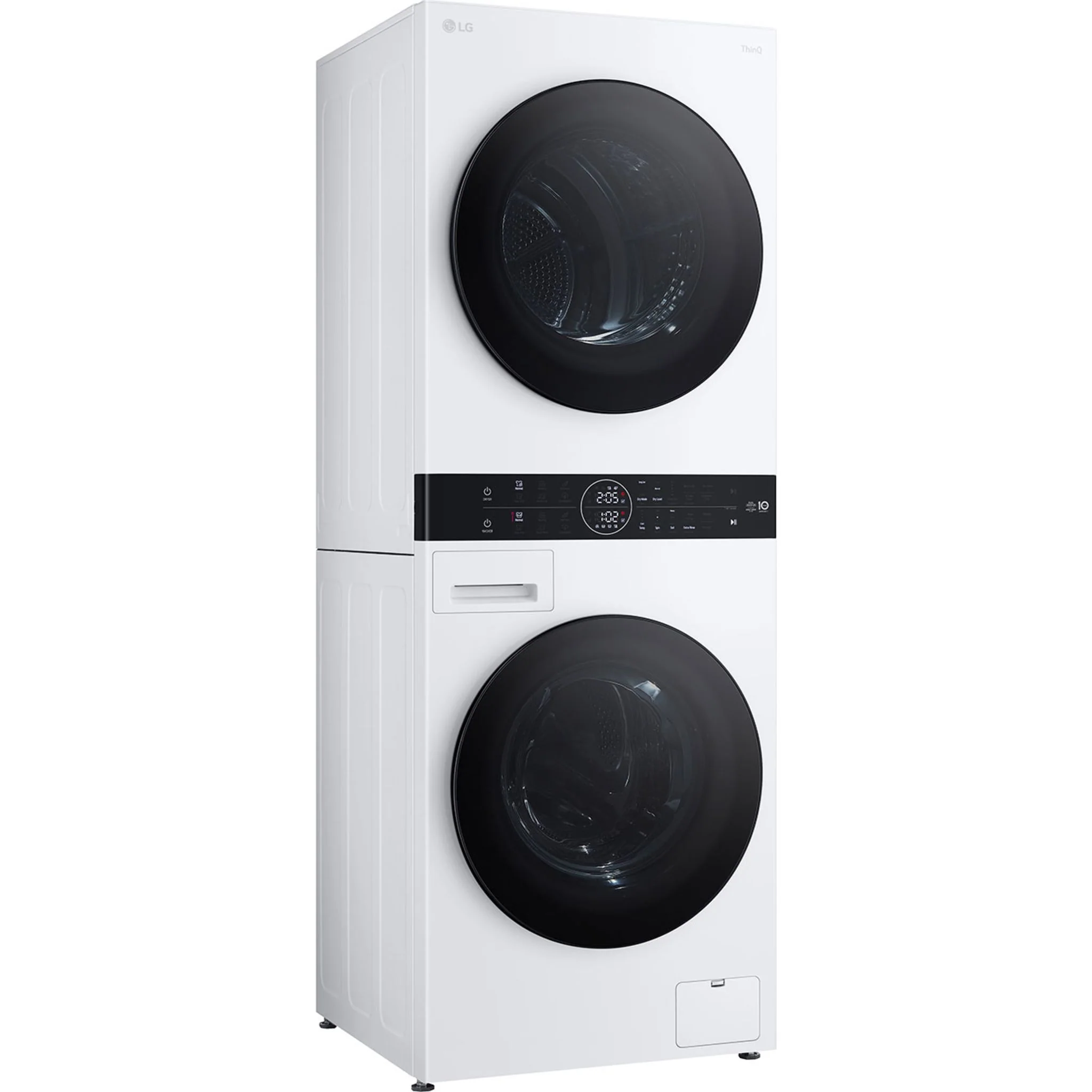 LG WashTower® with Heat Pump Dryer, 3.1 cu.ft. Washer, 4.2 cu.ft. Dryer - White (WKHC152HWA) - Image 3