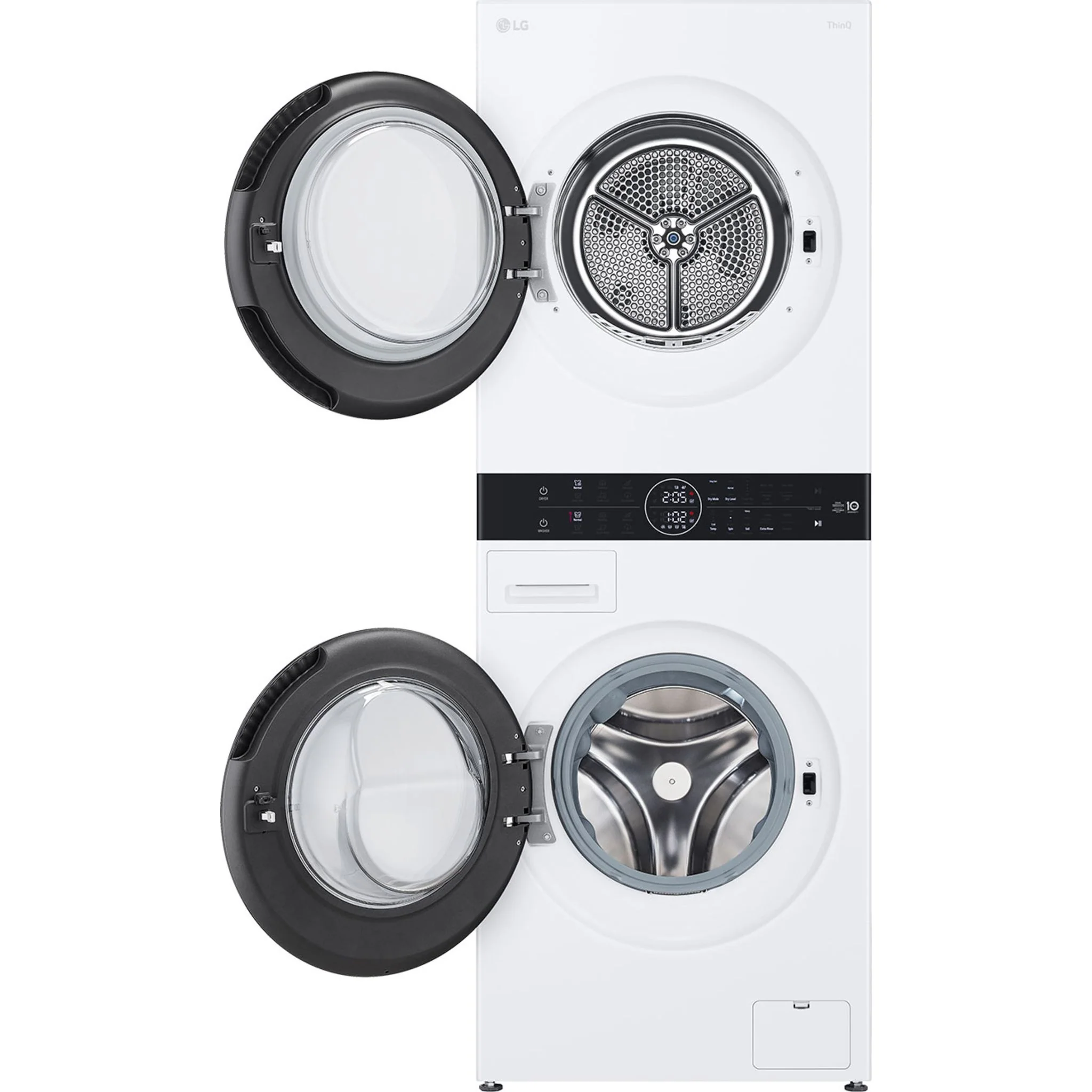 LG WashTower® with Heat Pump Dryer, 3.1 cu.ft. Washer, 4.2 cu.ft. Dryer - White (WKHC152HWA) - Image 5