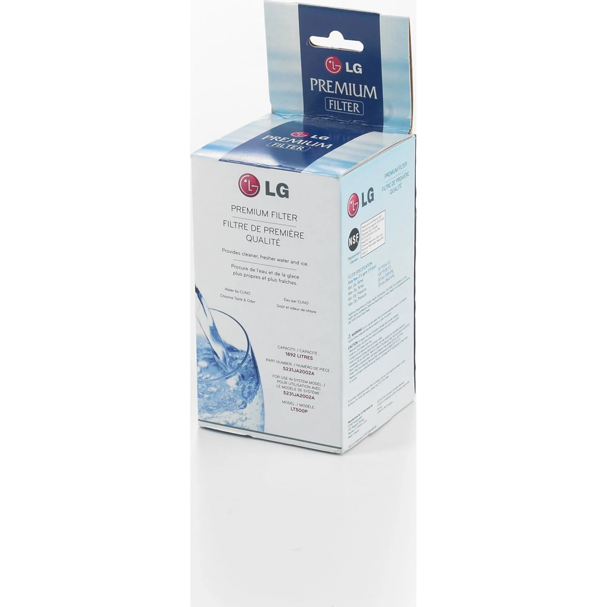 LG Water Filter (LT500P) - White - Image 3