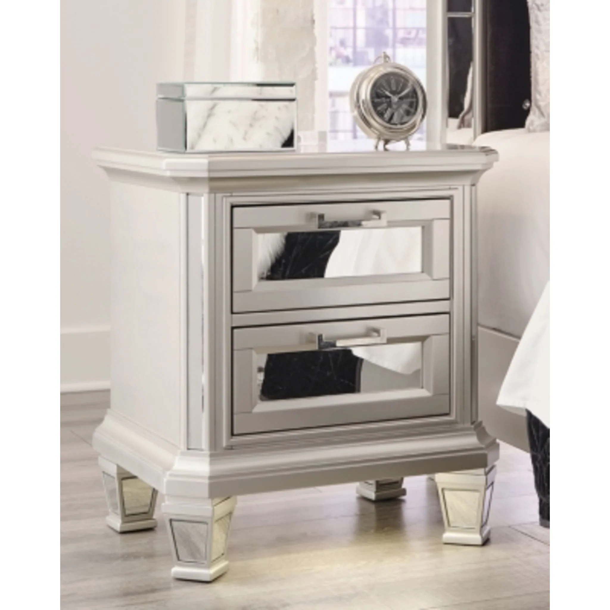Lindenfield Two Drawer Nightstand - Image 11