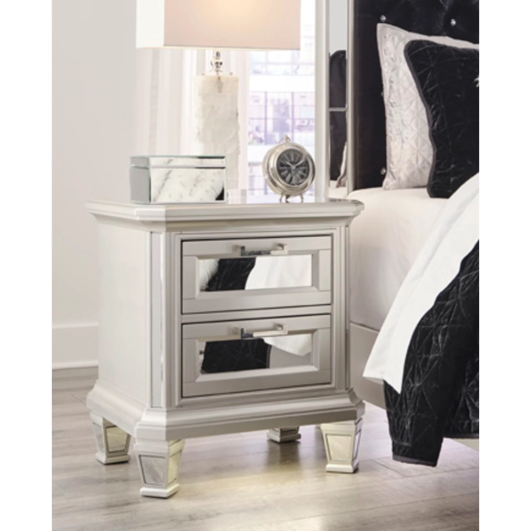 Lindenfield Two Drawer Nightstand - Image 12