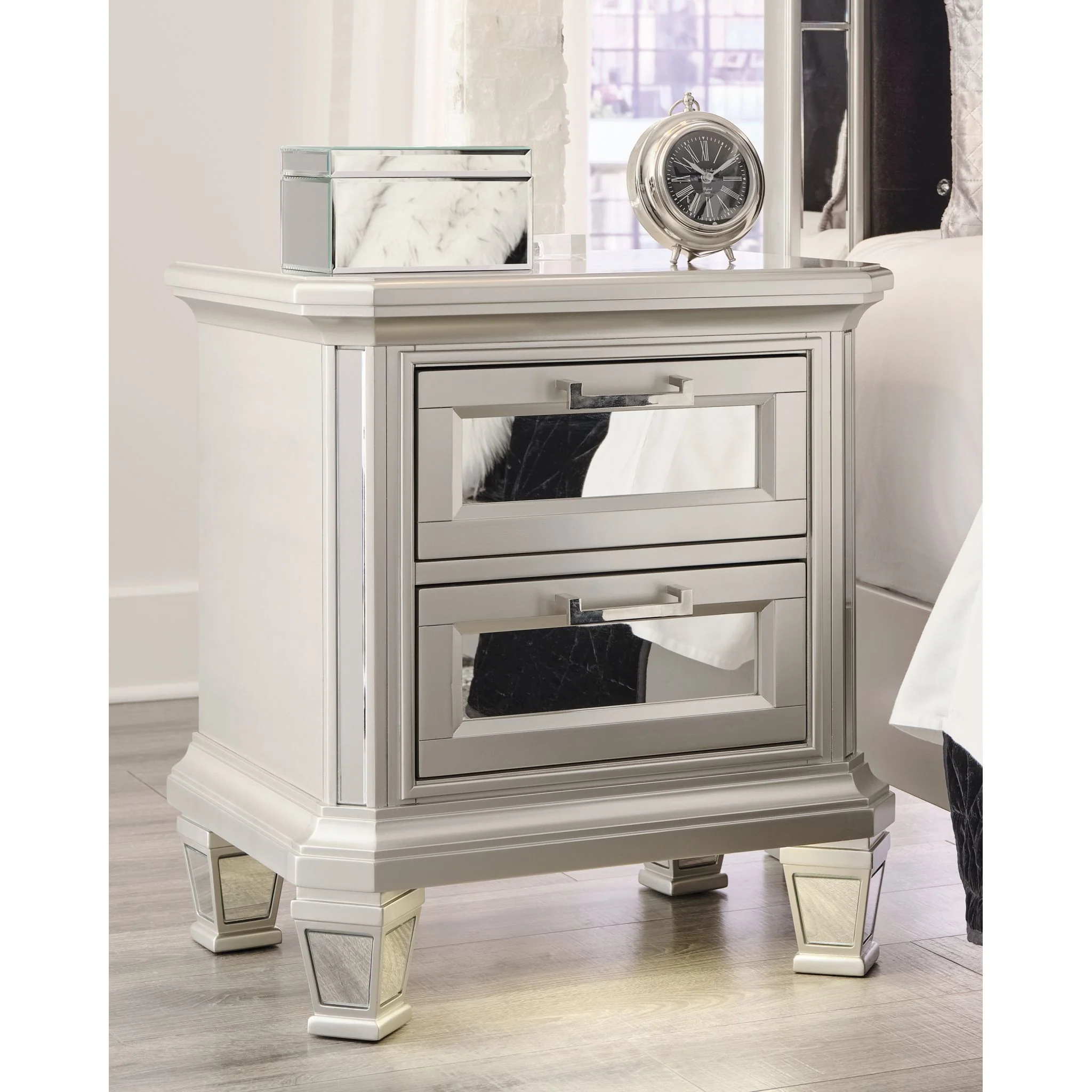 Lindenfield Two Drawer Nightstand - Image 2