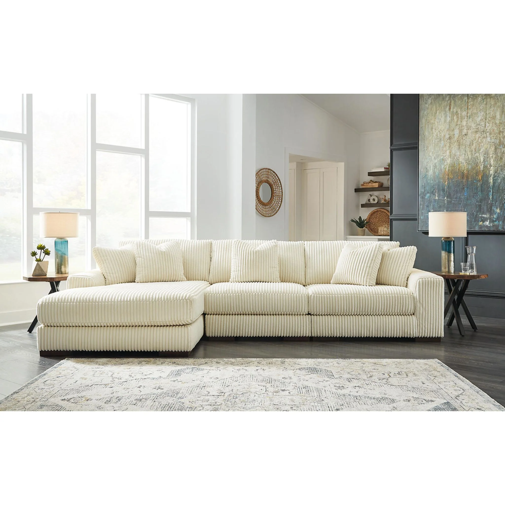 Lindyn 3 Piece Sectional with Chaise - Image 14