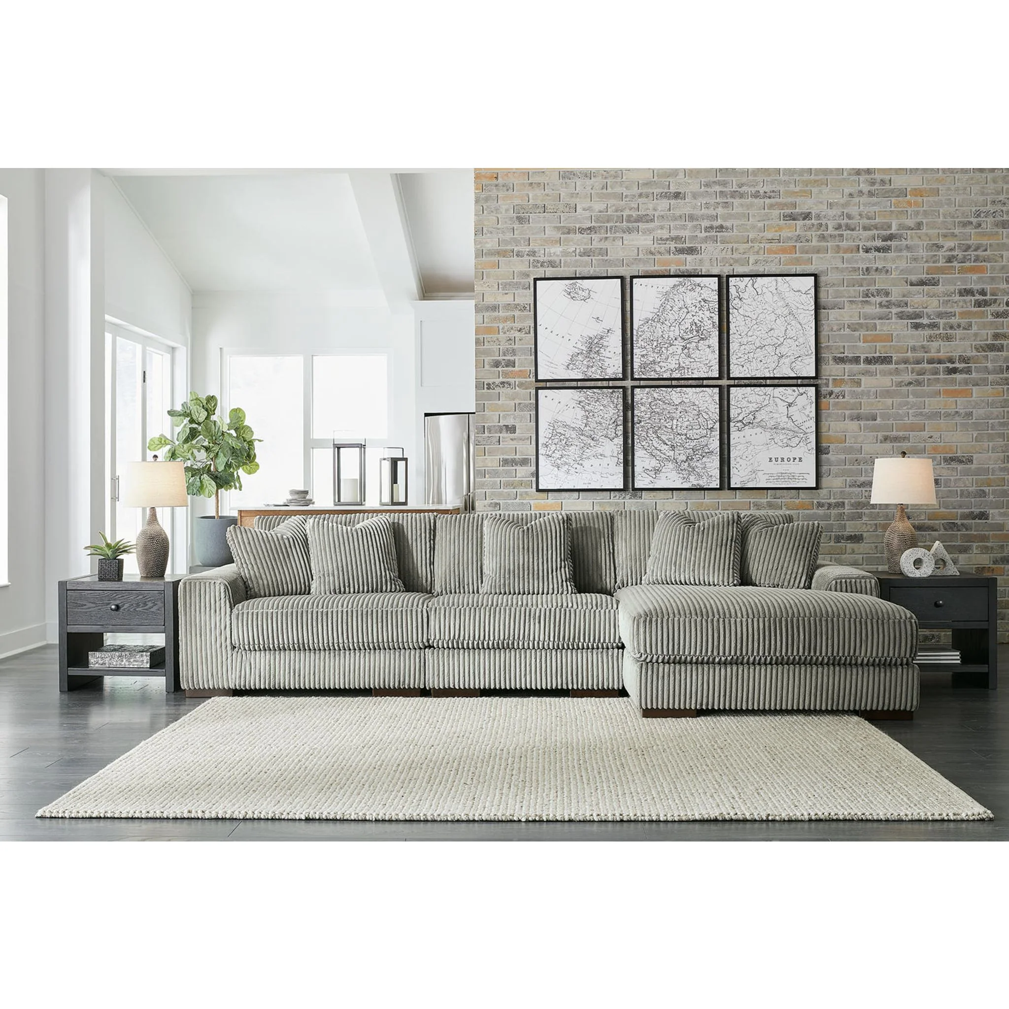 Lindyn 3 Piece Sectional with Chaise - Image 26