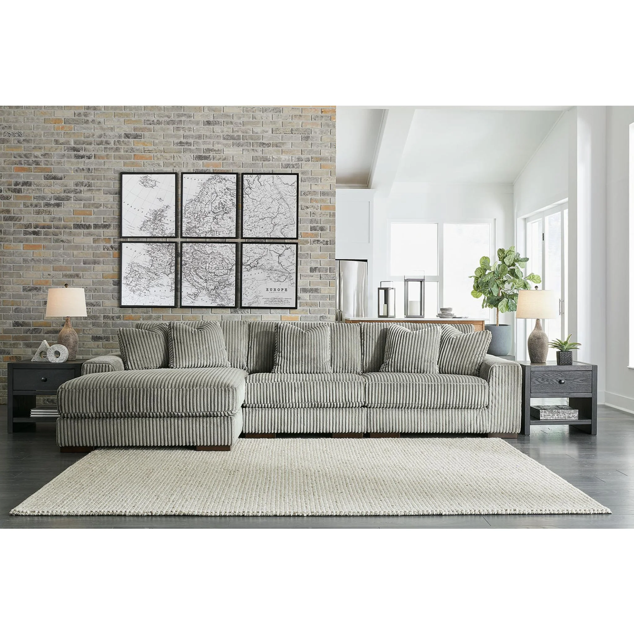 Lindyn 3 Piece Sectional with Chaise - Image 61