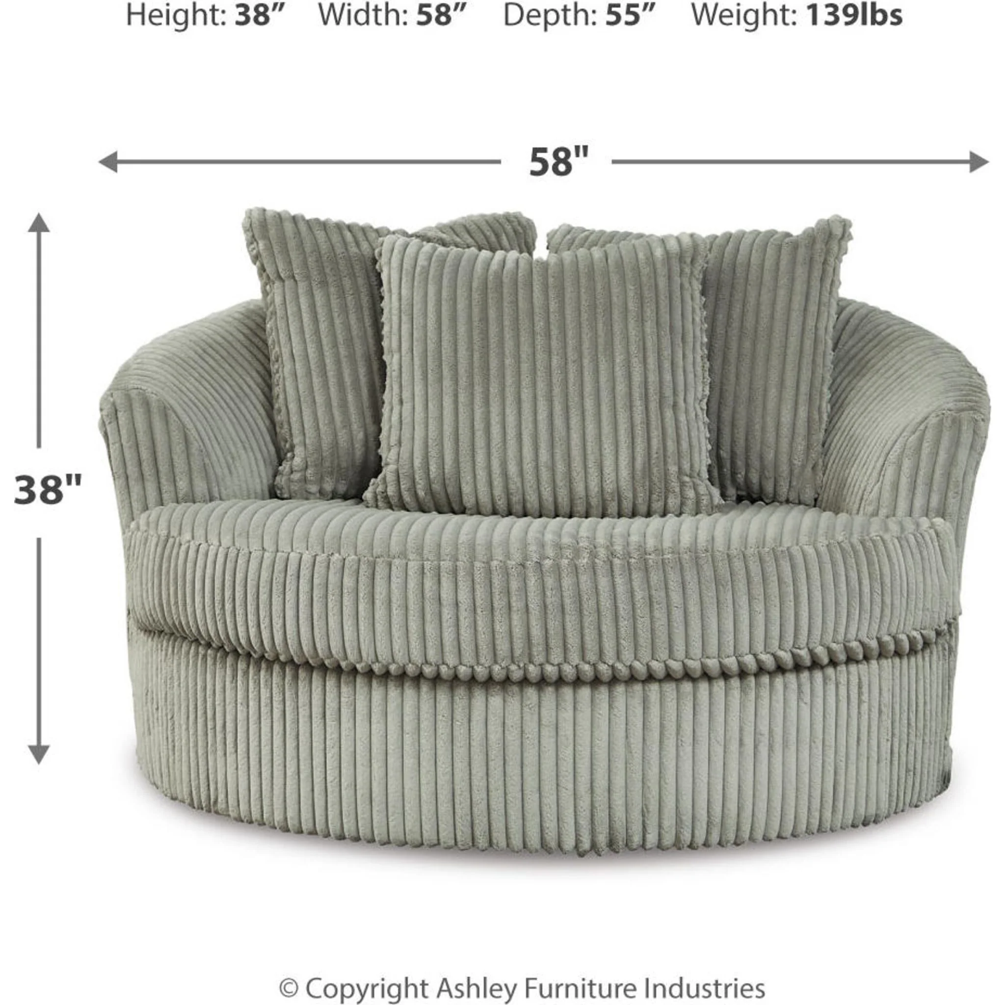 Lindyn Swivel Chair - Image 14