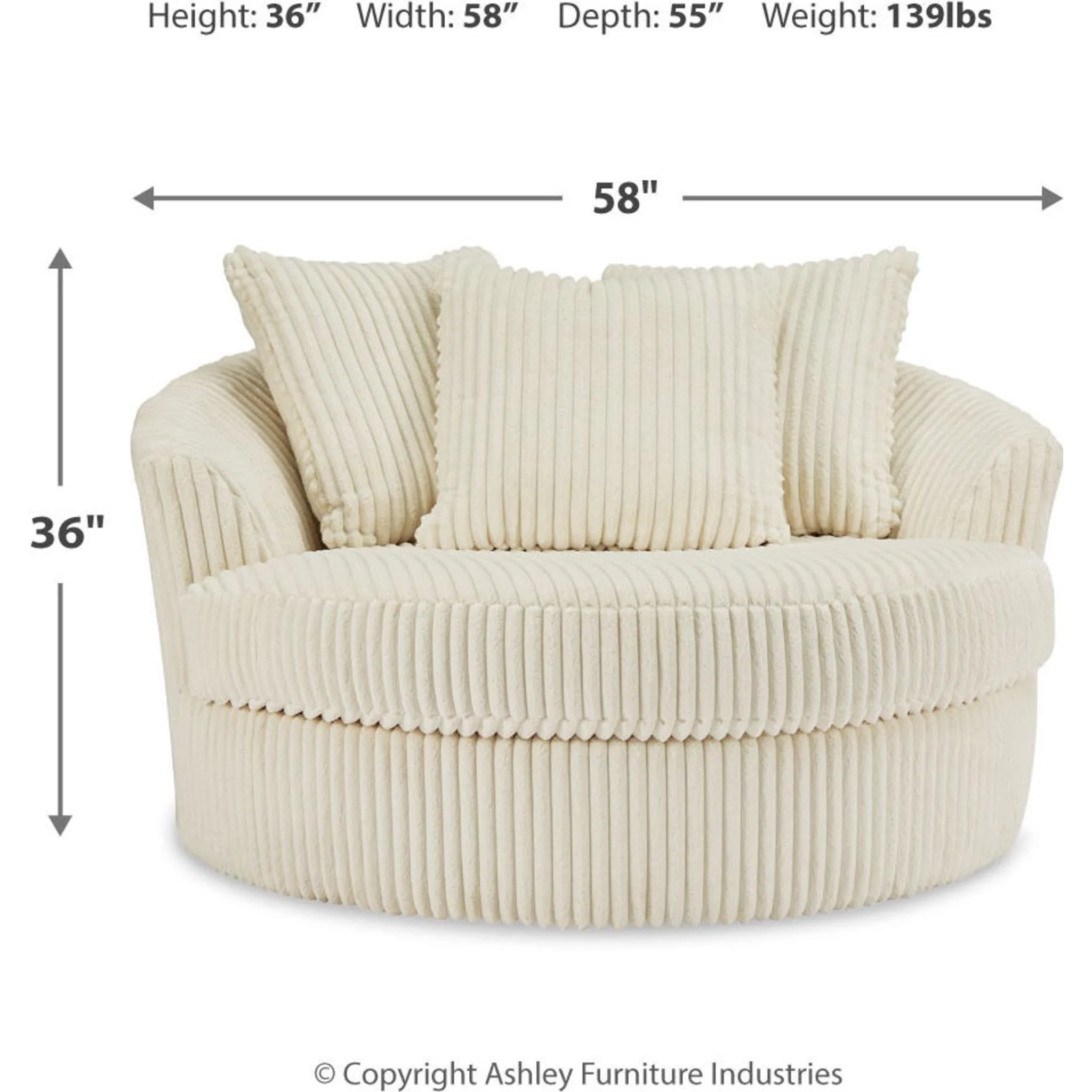 Lindyn Swivel Chair - Image 7