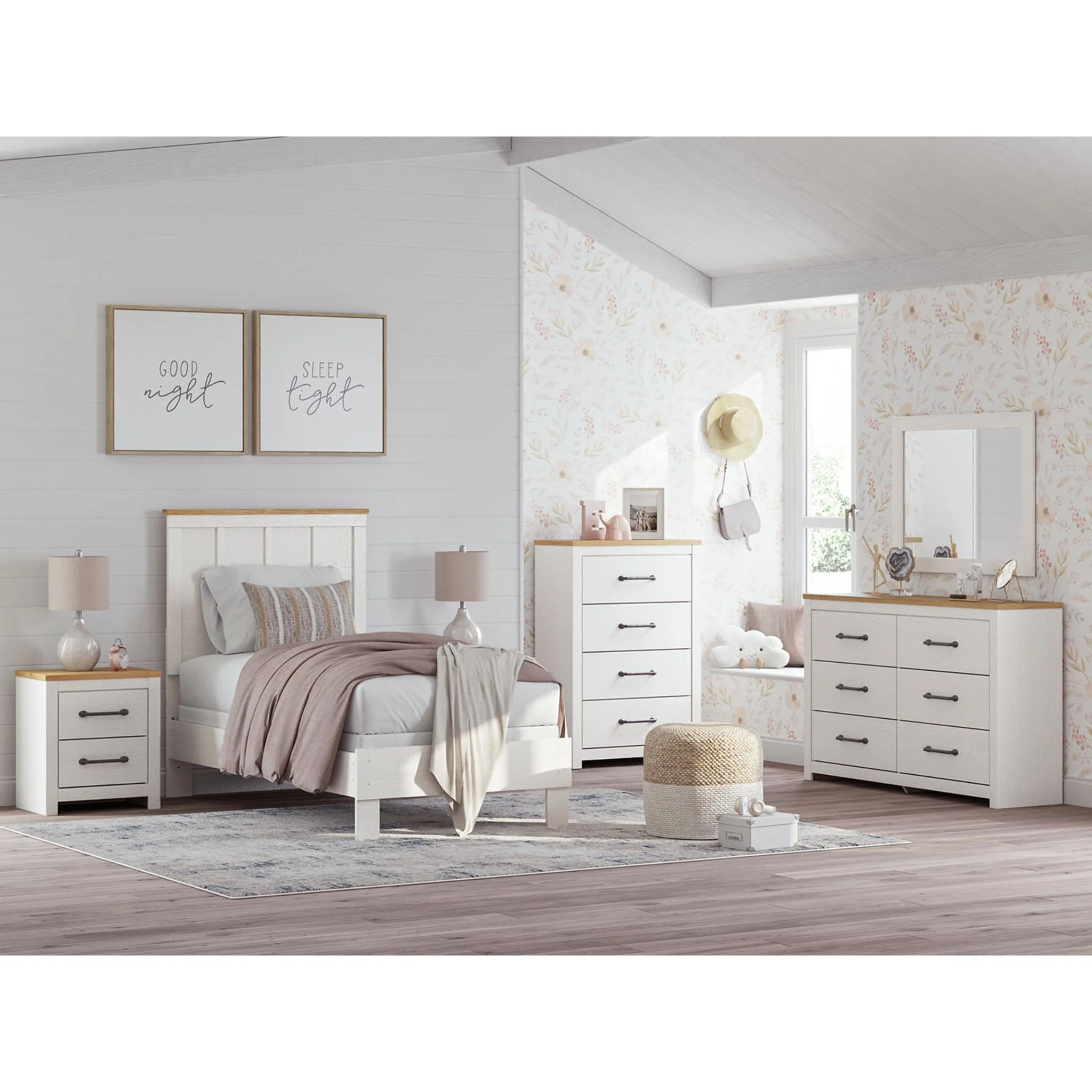 Linnocreek Twin Panel Headboard - Image 2