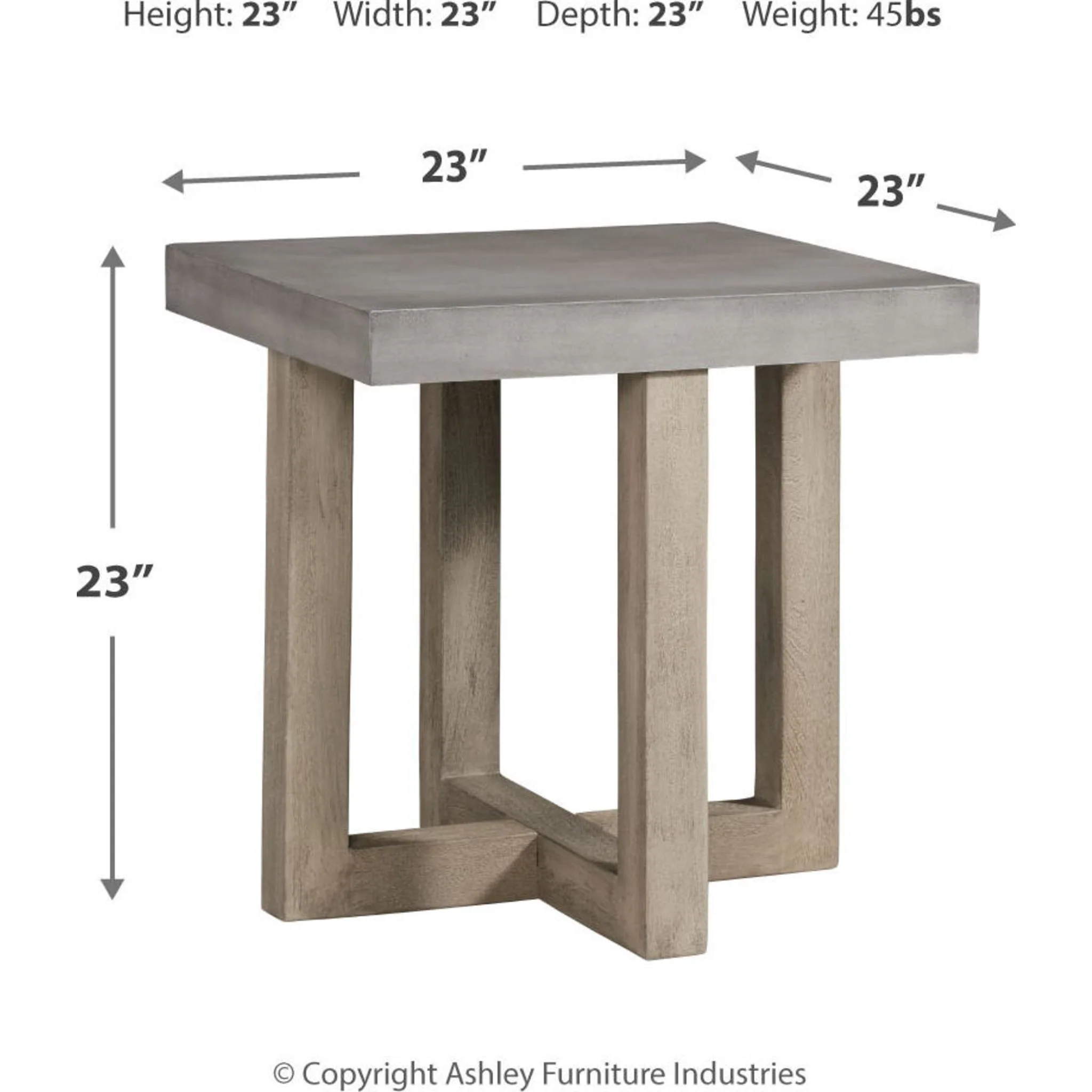 Lockthorne Square End Table - Image 4