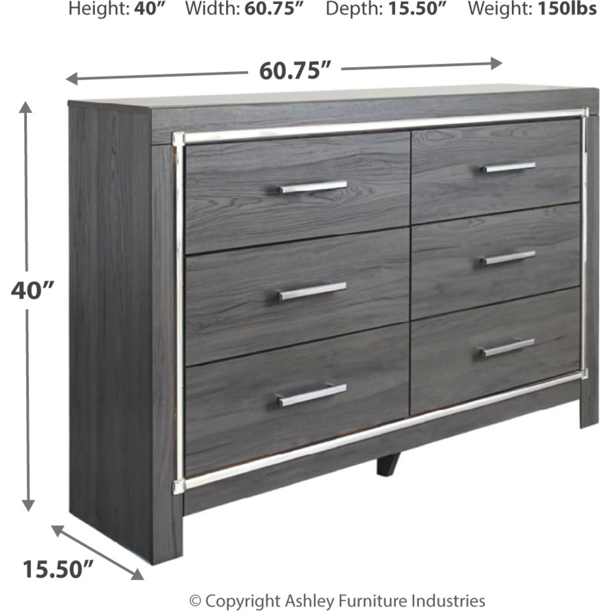 Lodanna 5 Piece Full Panel Bedroom - Image 13