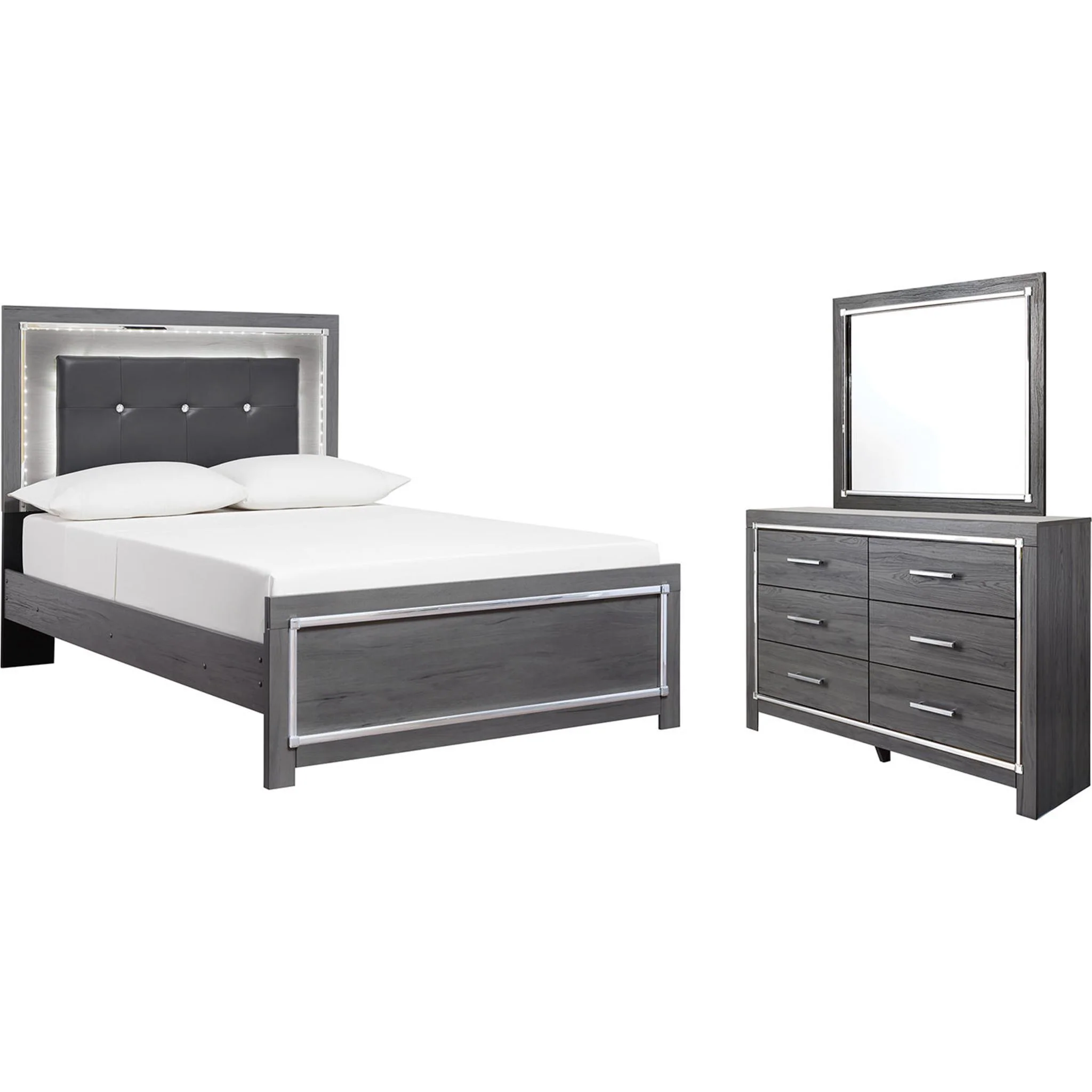 Lodanna 5 Piece Full Panel Bedroom - Image 16