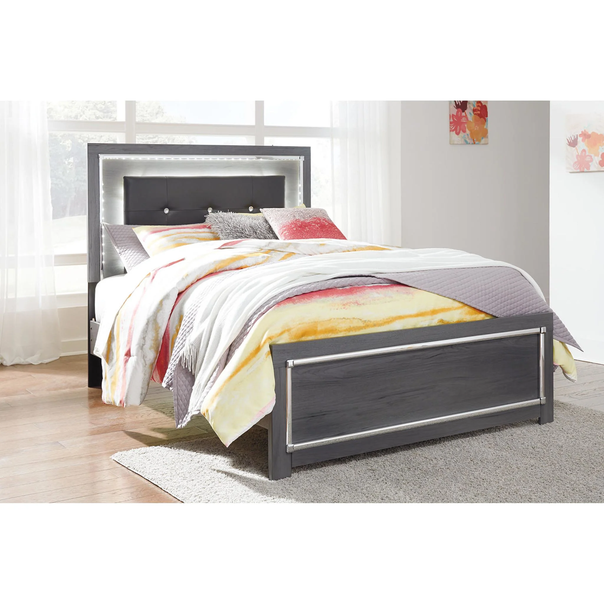 Lodanna 5 Piece Full Panel Bedroom - Image 21